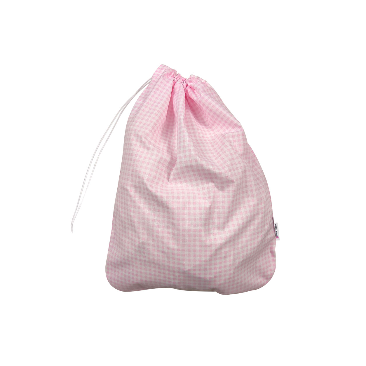 Sac à langer rose à carreaux pour l'école maternelle Image