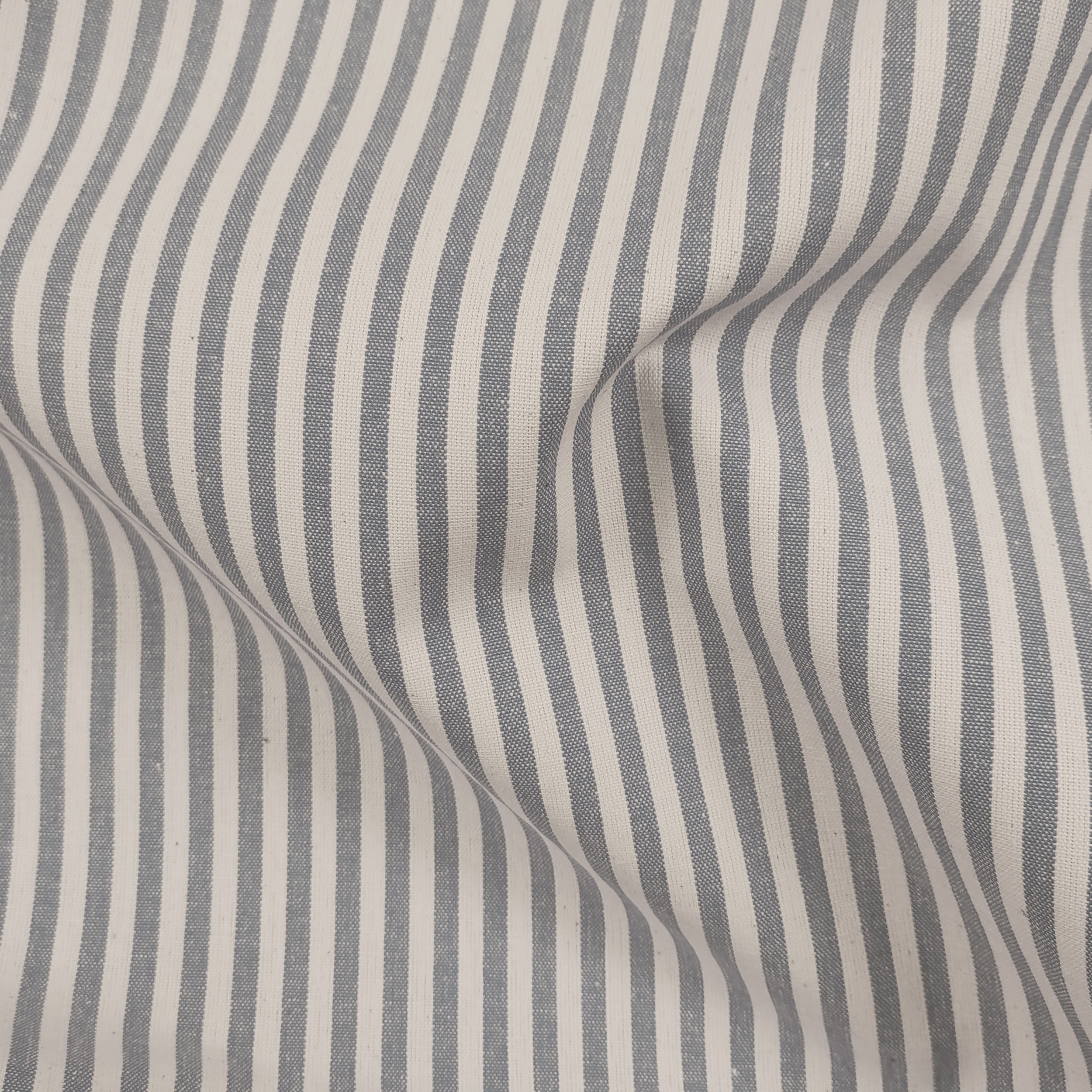 Pure Cotton Striped Tablecloth Fabric Image