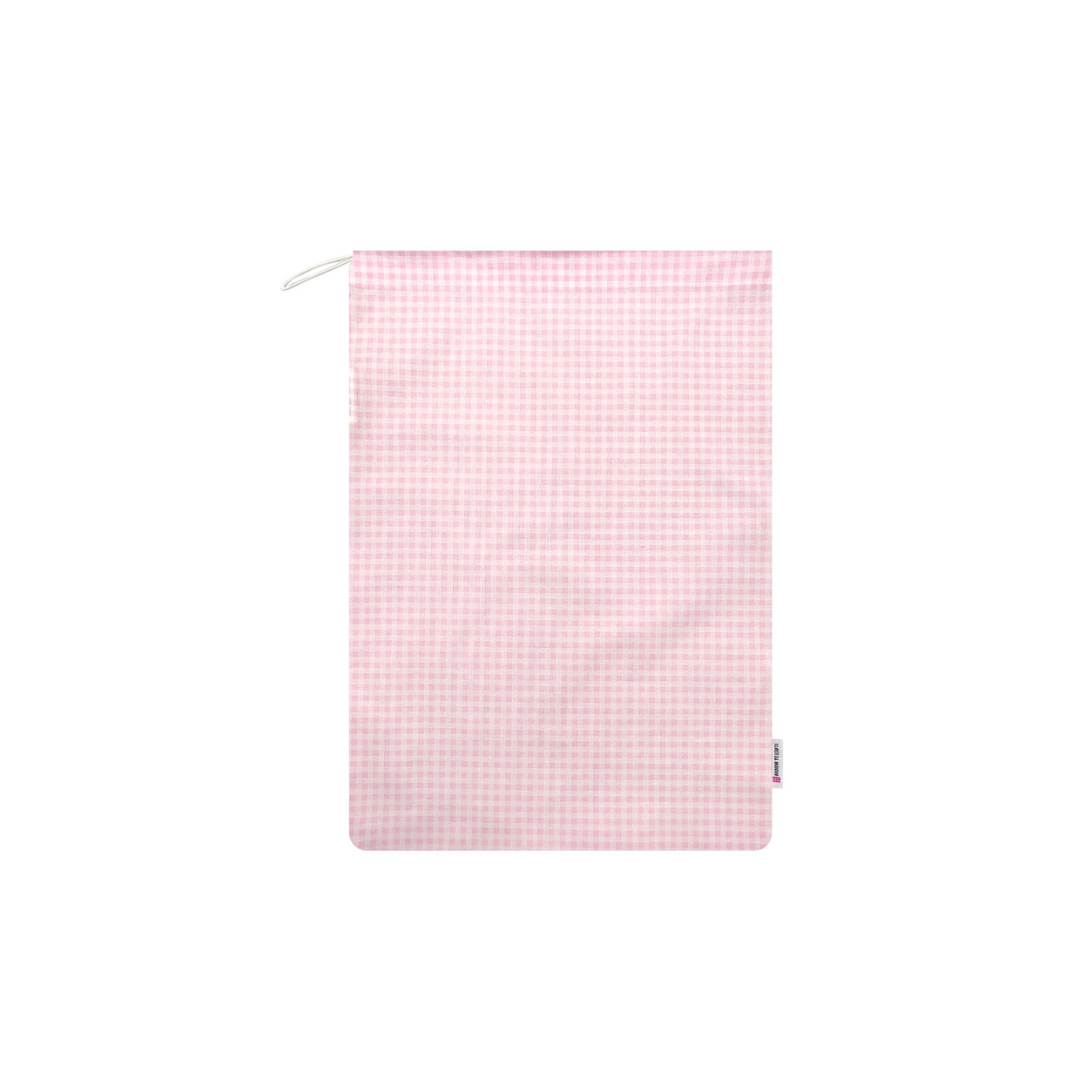 Sac à langer rose à carreaux pour l'école maternelle Image