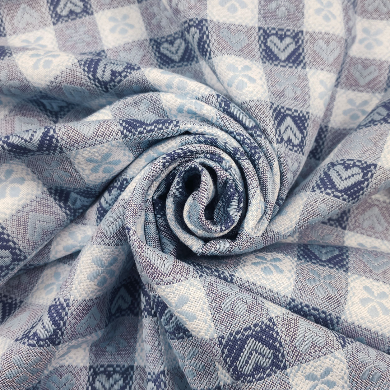 Tissu de nappe tyrolienne teintée au fil Image