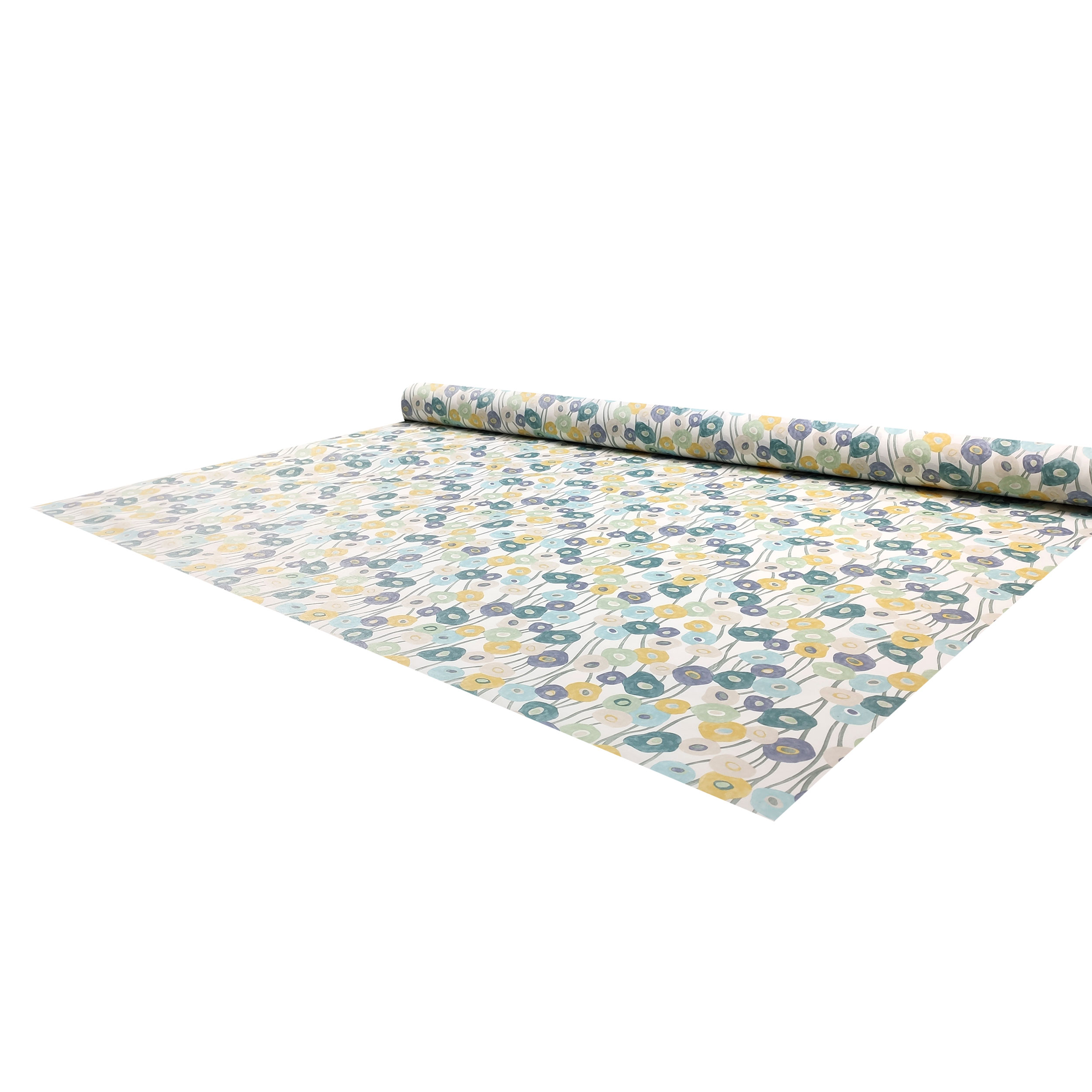 Tissu pour nappe en résine Fleurs peintes