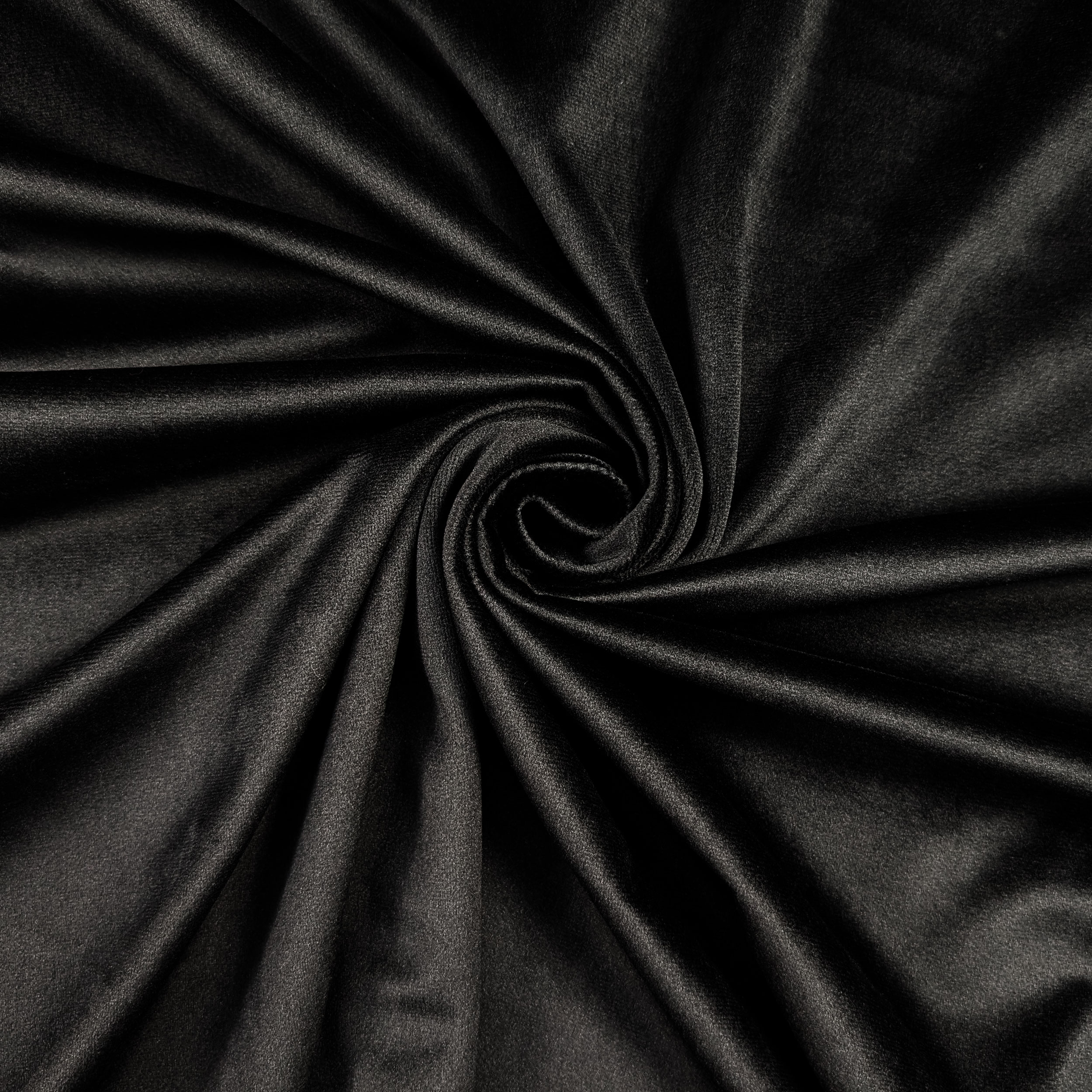 Velvet curtain remnant Black 200x280 cm Image