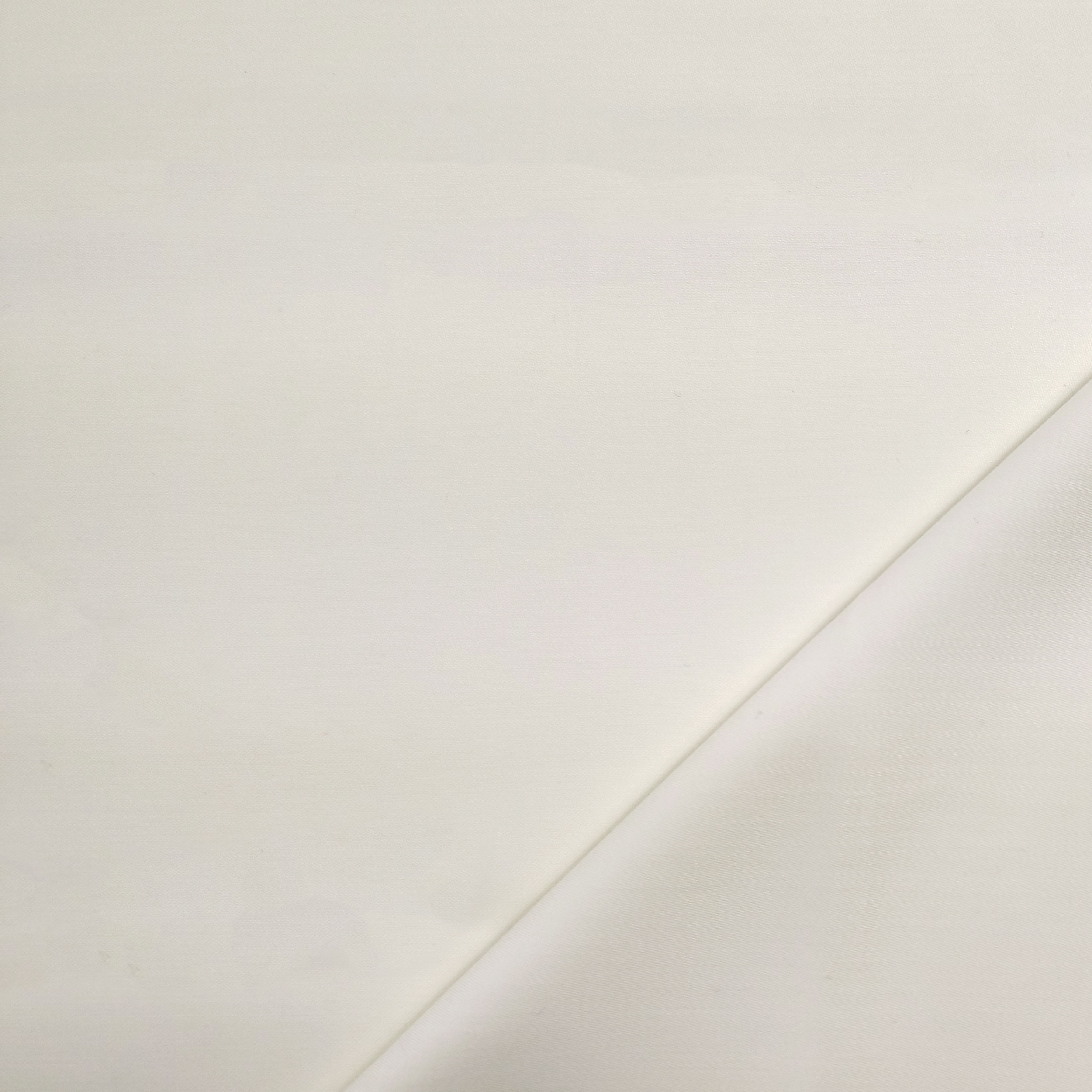 White Stretch Wool Satin Image