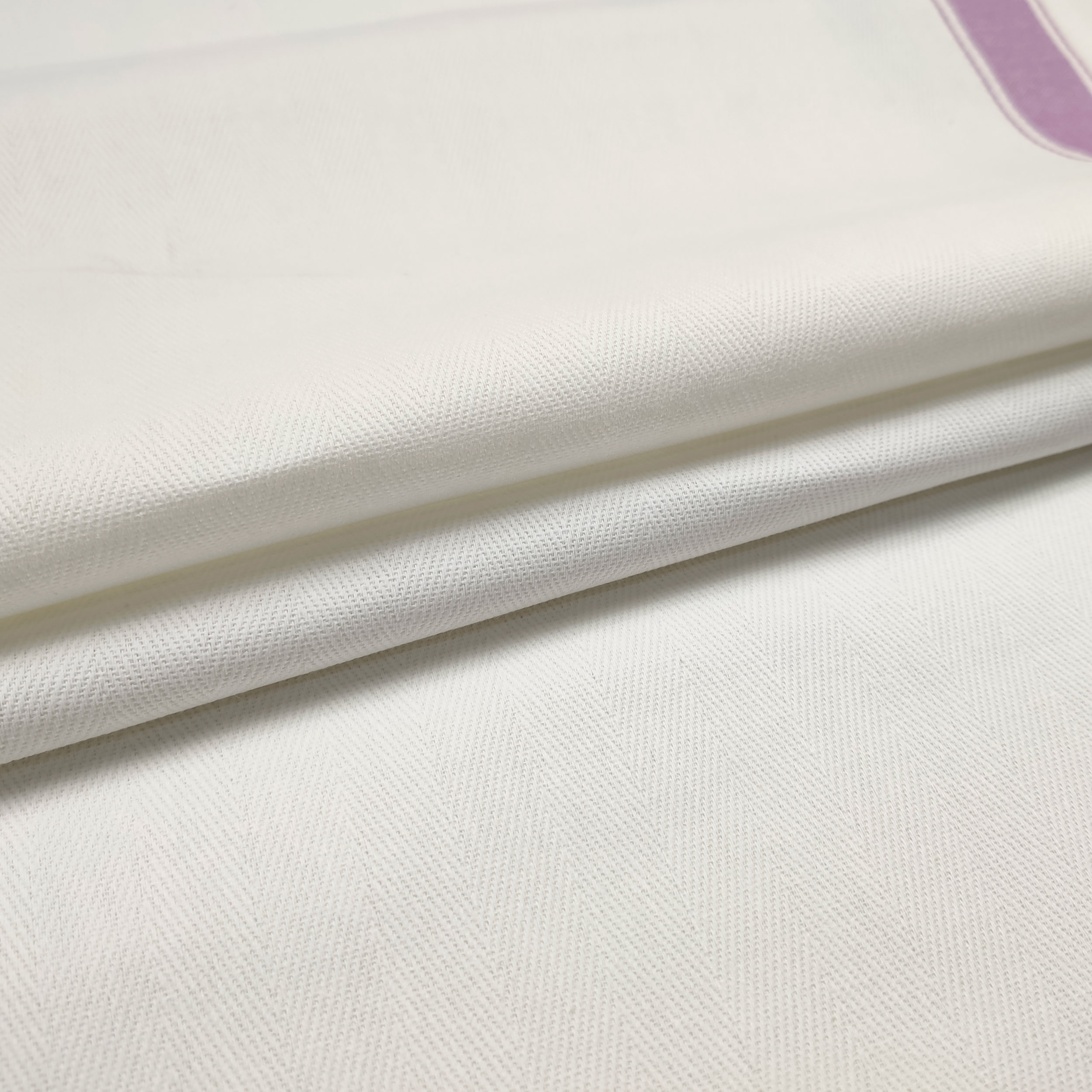 Fabric for Kitchen Towels Double Wide Edge Lilac