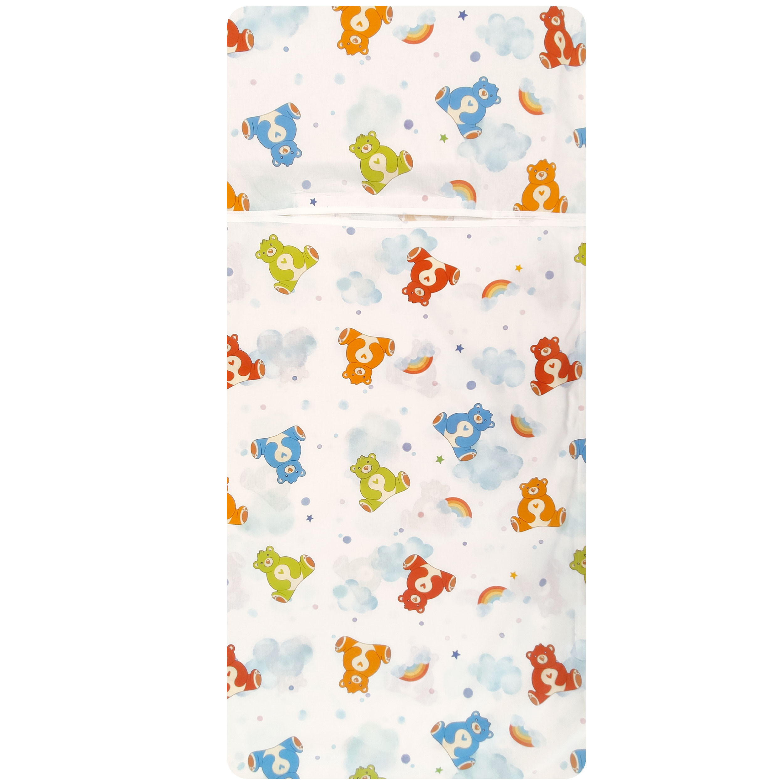 Sac de couchage d'été Teddy Bears Clouds and Rainbows Image