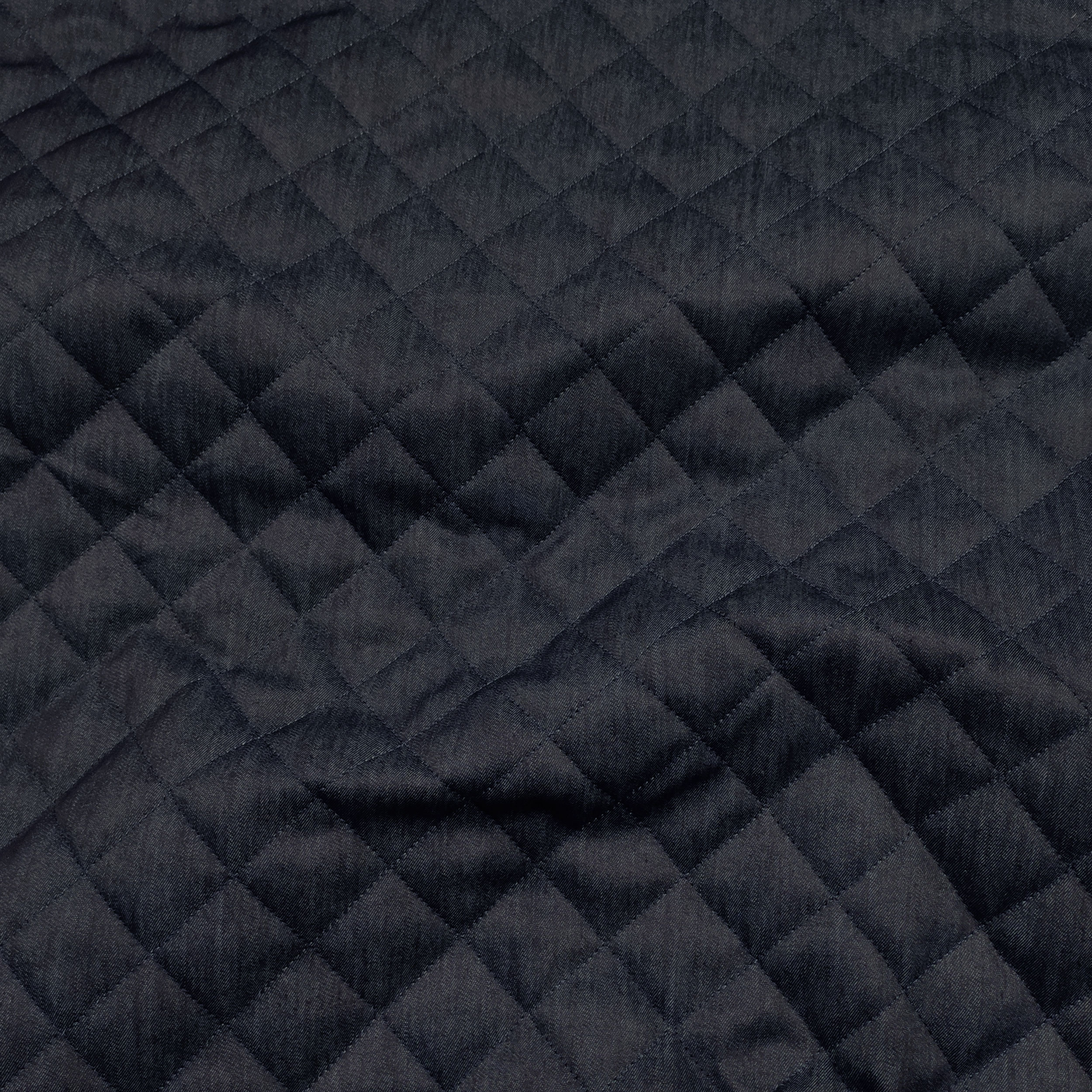 Quilted Jeans with Cotton Backing