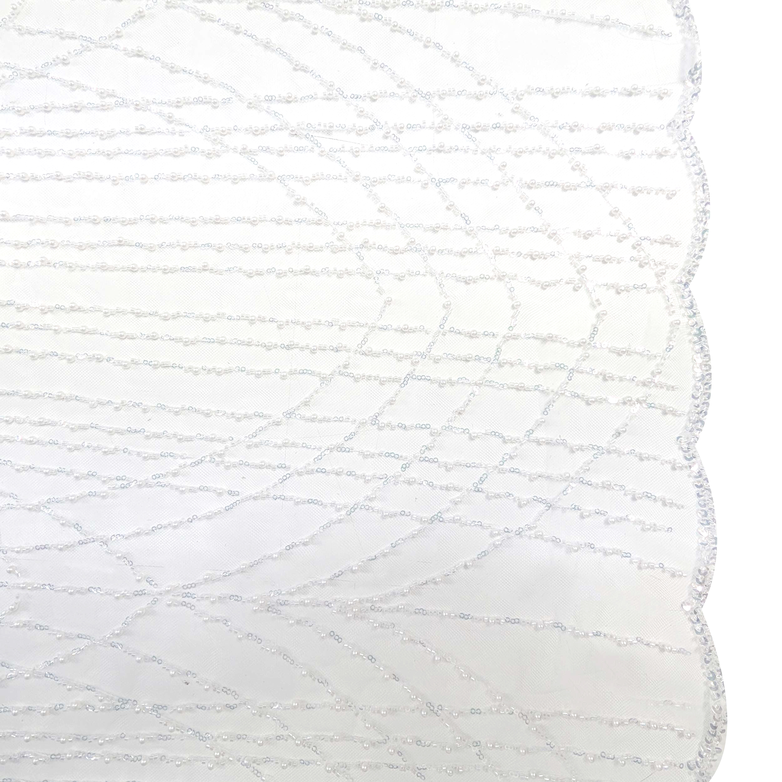 Lucido Paillettes Pizzo Rete Tessuto Trasparente Tulle Per Fai Abito - Foto 9