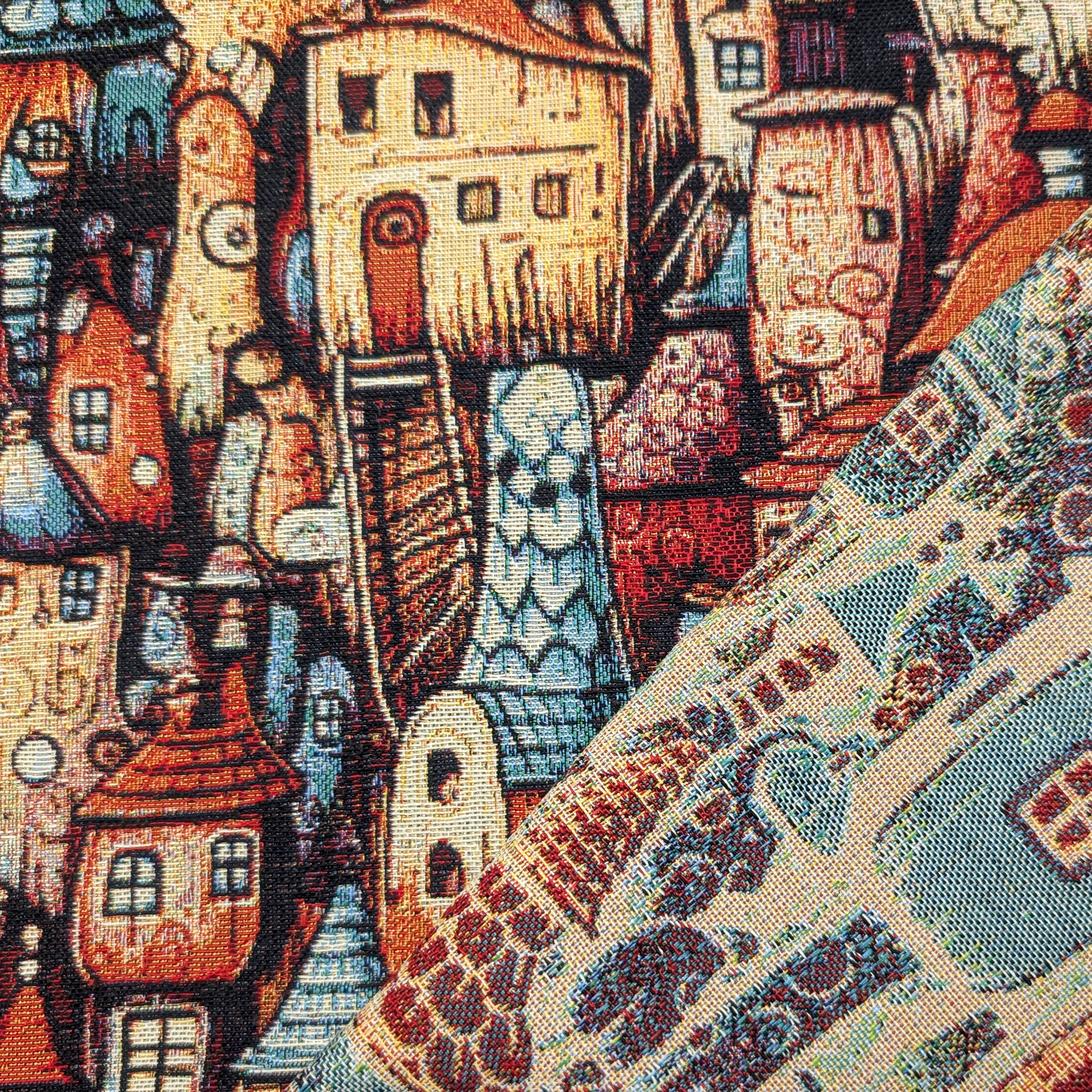 City of Fantasy Gobelin Fabric Image