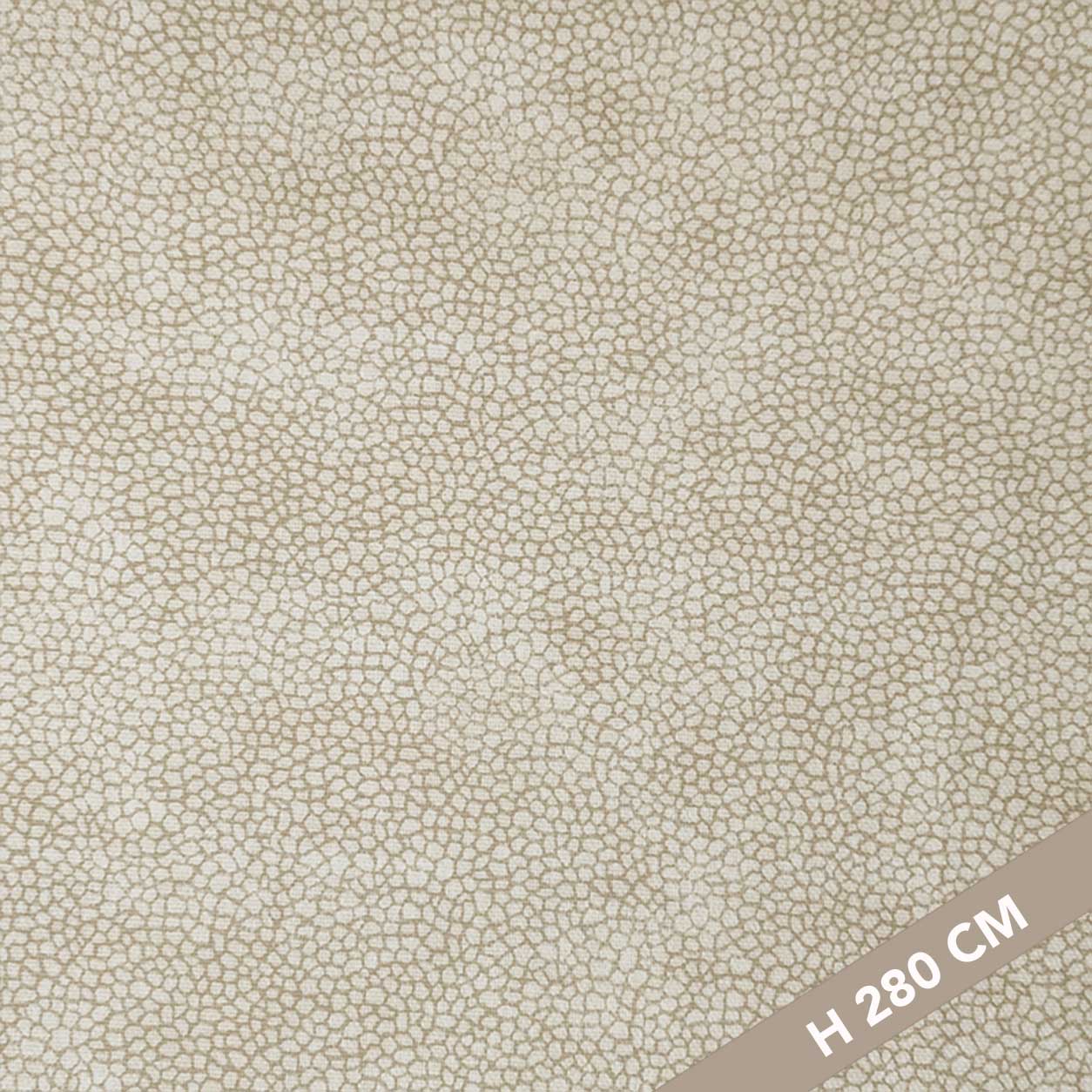 Tessuto Panama Cotone Fantasia Sassolini Beige