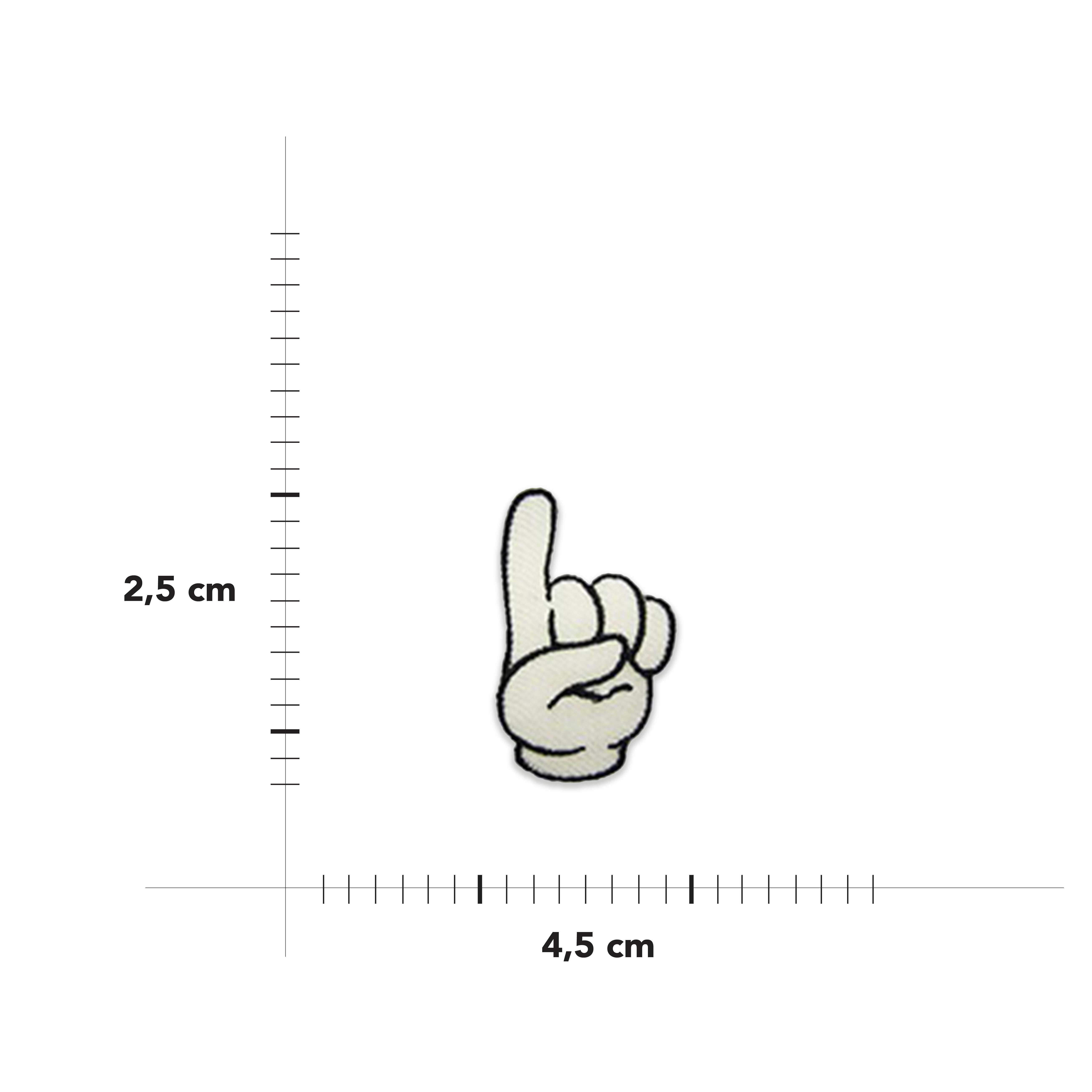 Hand-Thermokleber 'Index' Anwendung Image