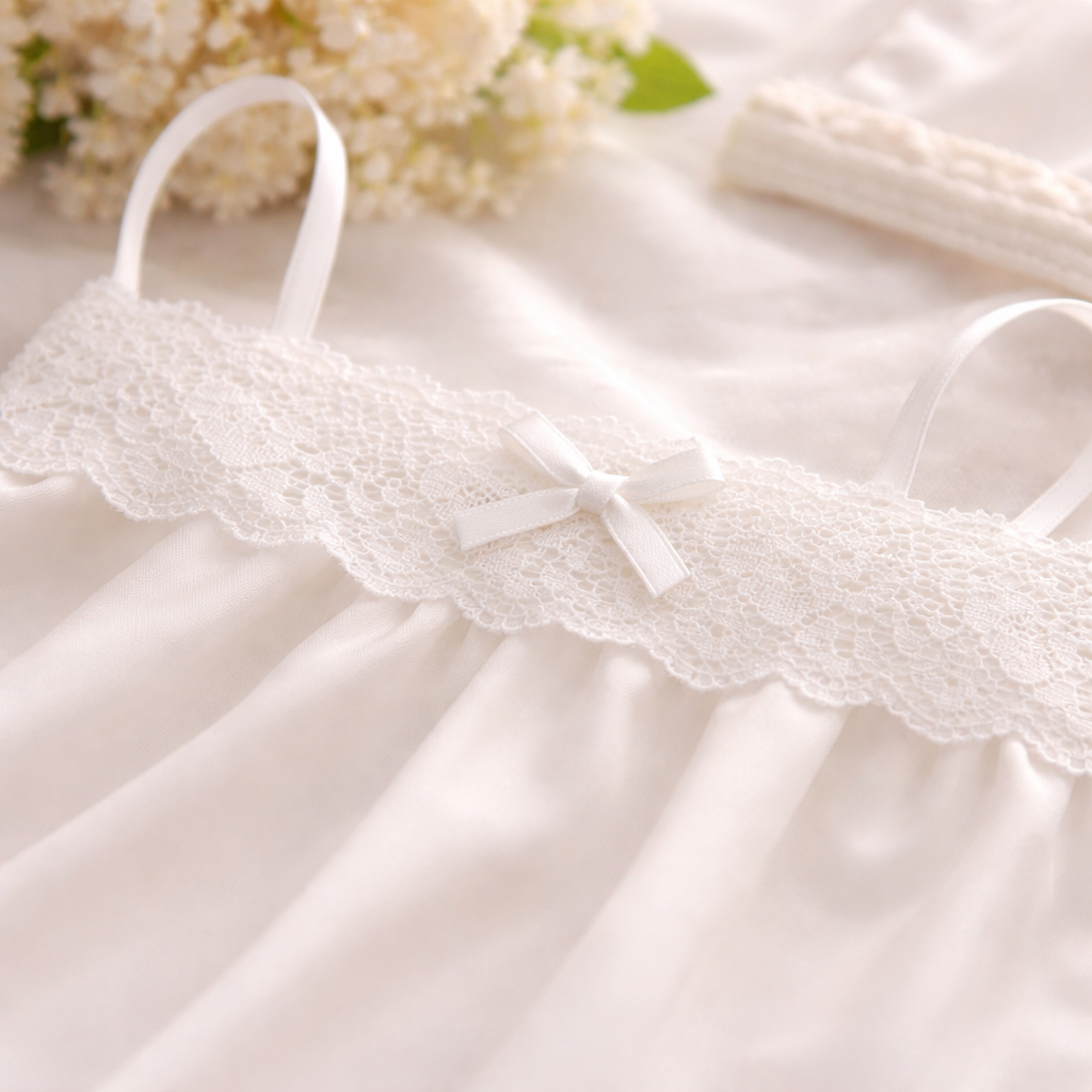 Low Elastic Lace with Daisies Image