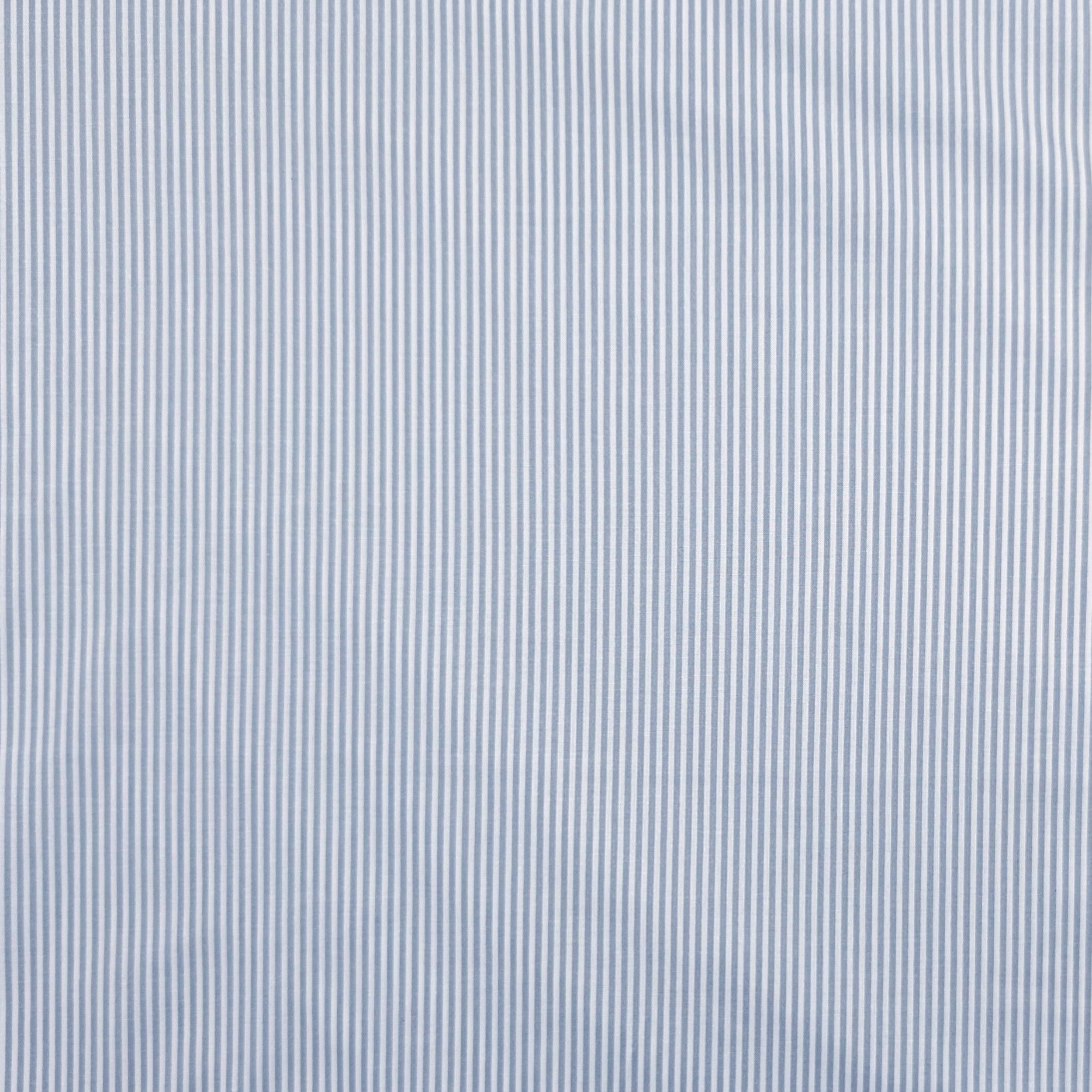 Cotton Sheet Thin Stripes Avio Image
