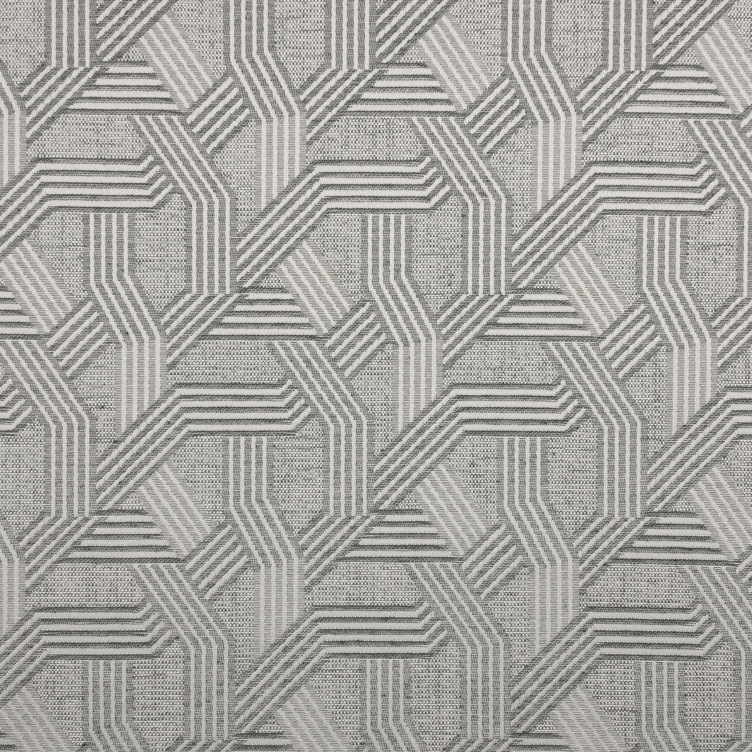 Jacquard Fabric Geometry Toni Grey
