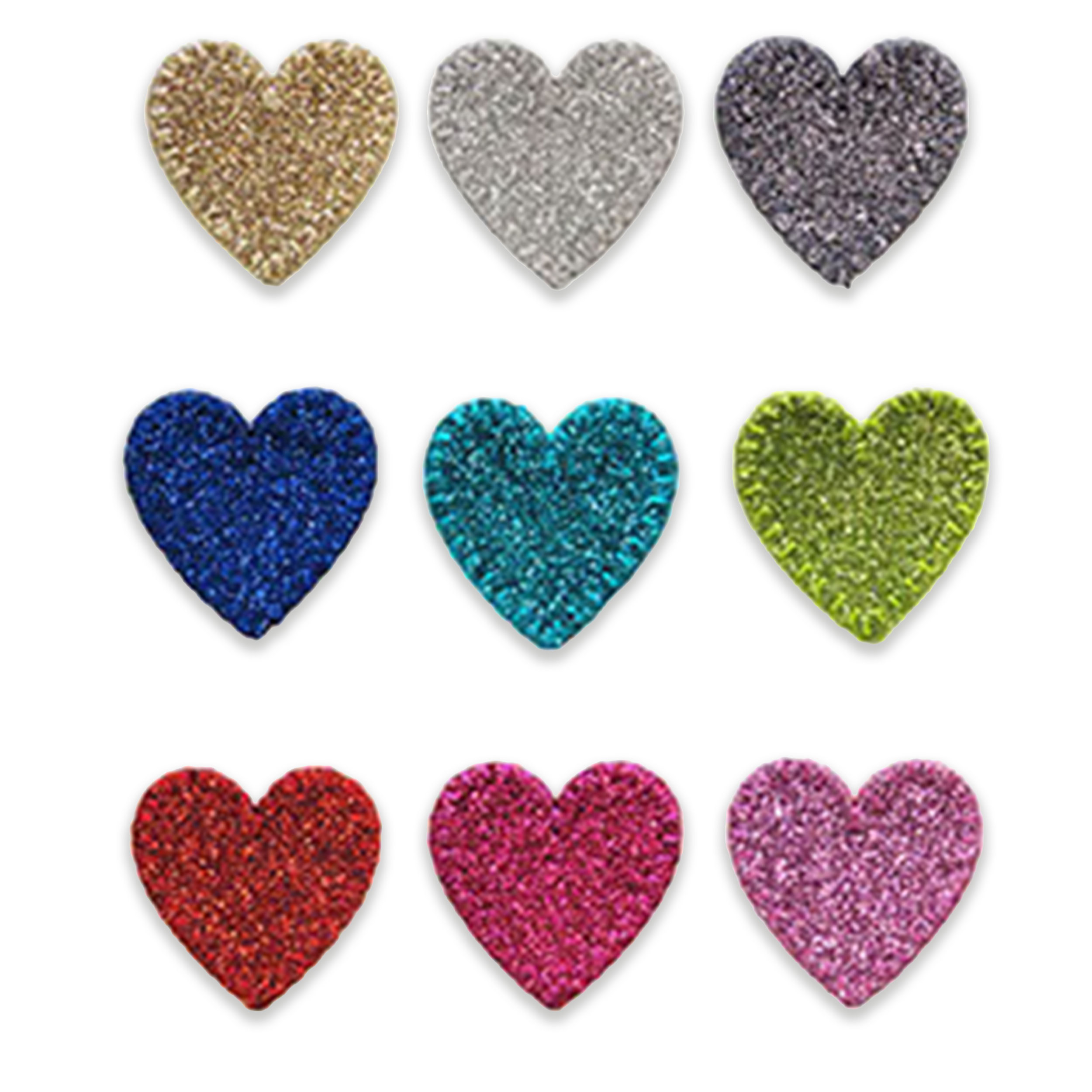 Thermoadhesive application Glitter Heart Image