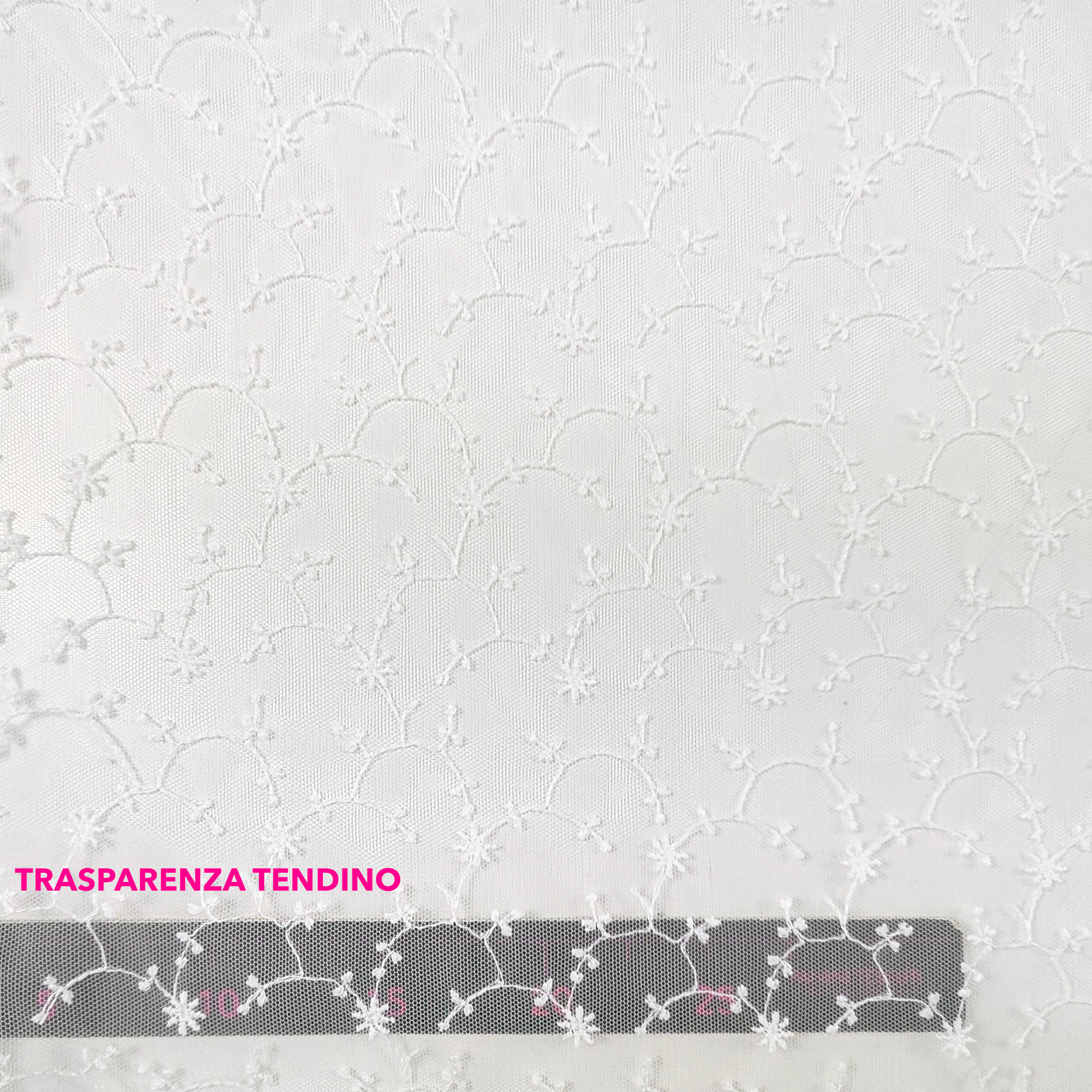 Lace Tulle Curtain Fabric with Stars Image