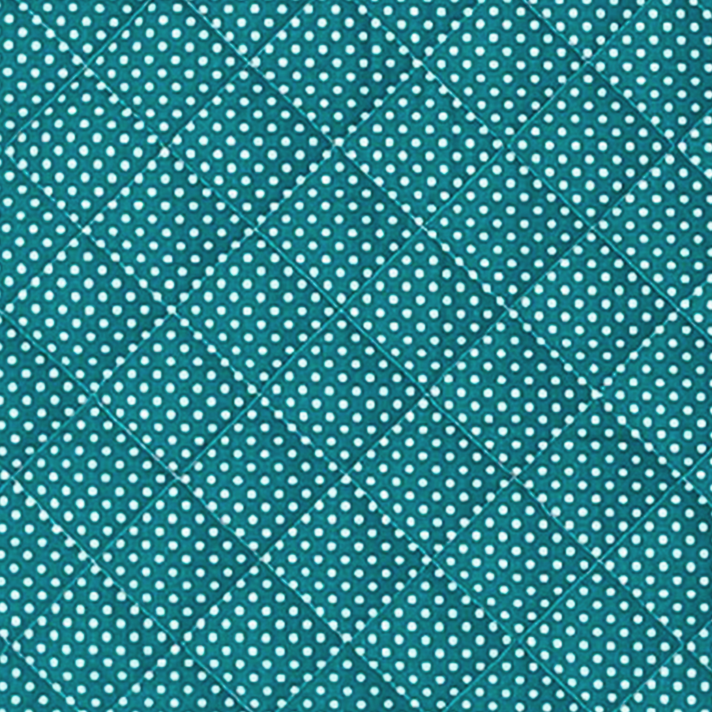 Sac de couchage turquoise à pois