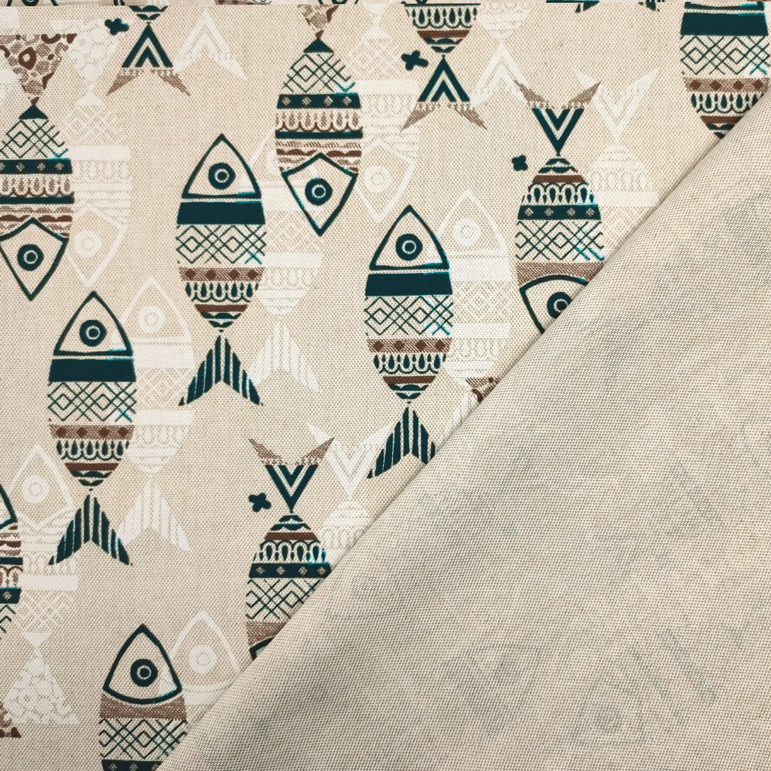 Panama Fish Background Beige