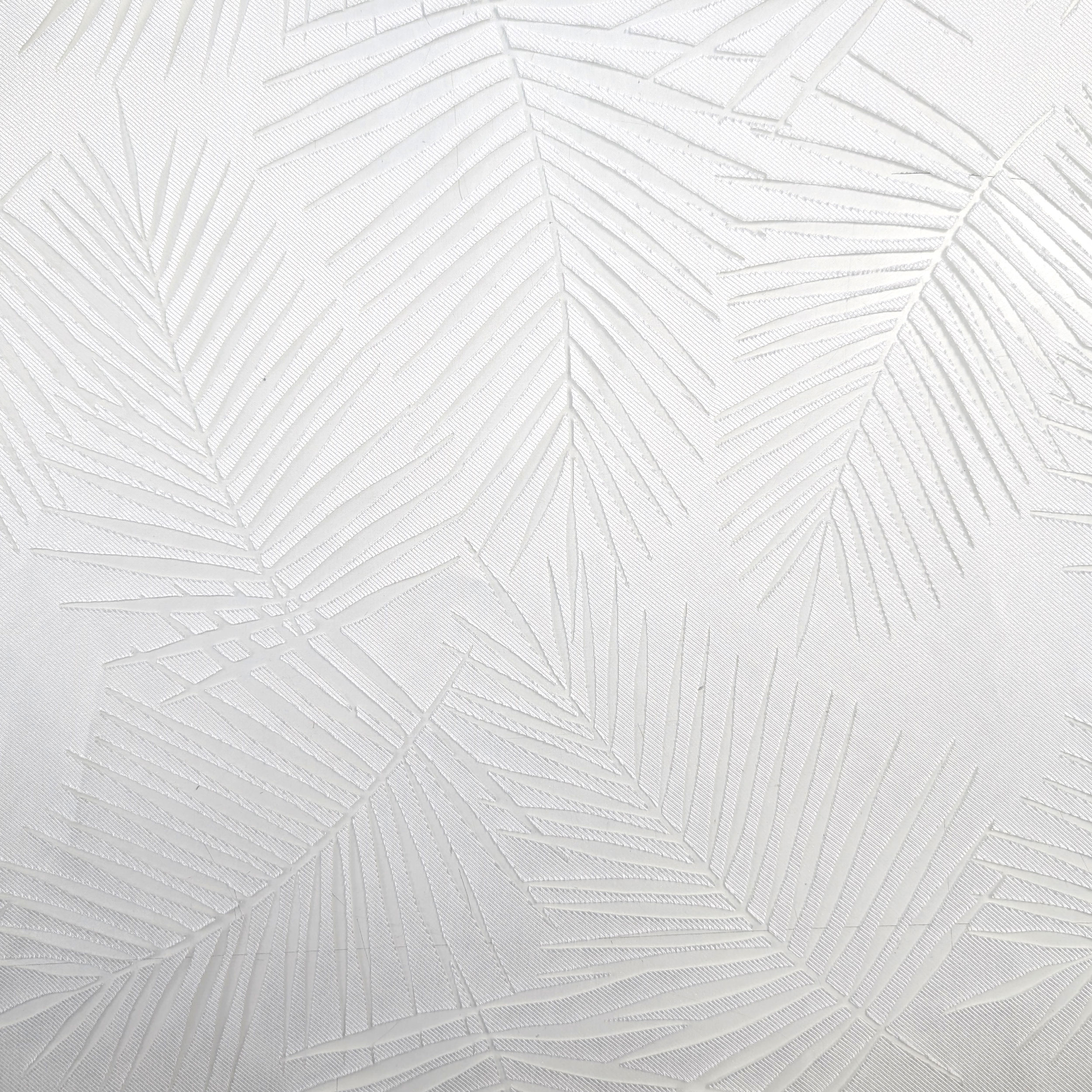 Devorè Curtain Fabric Fern White Image