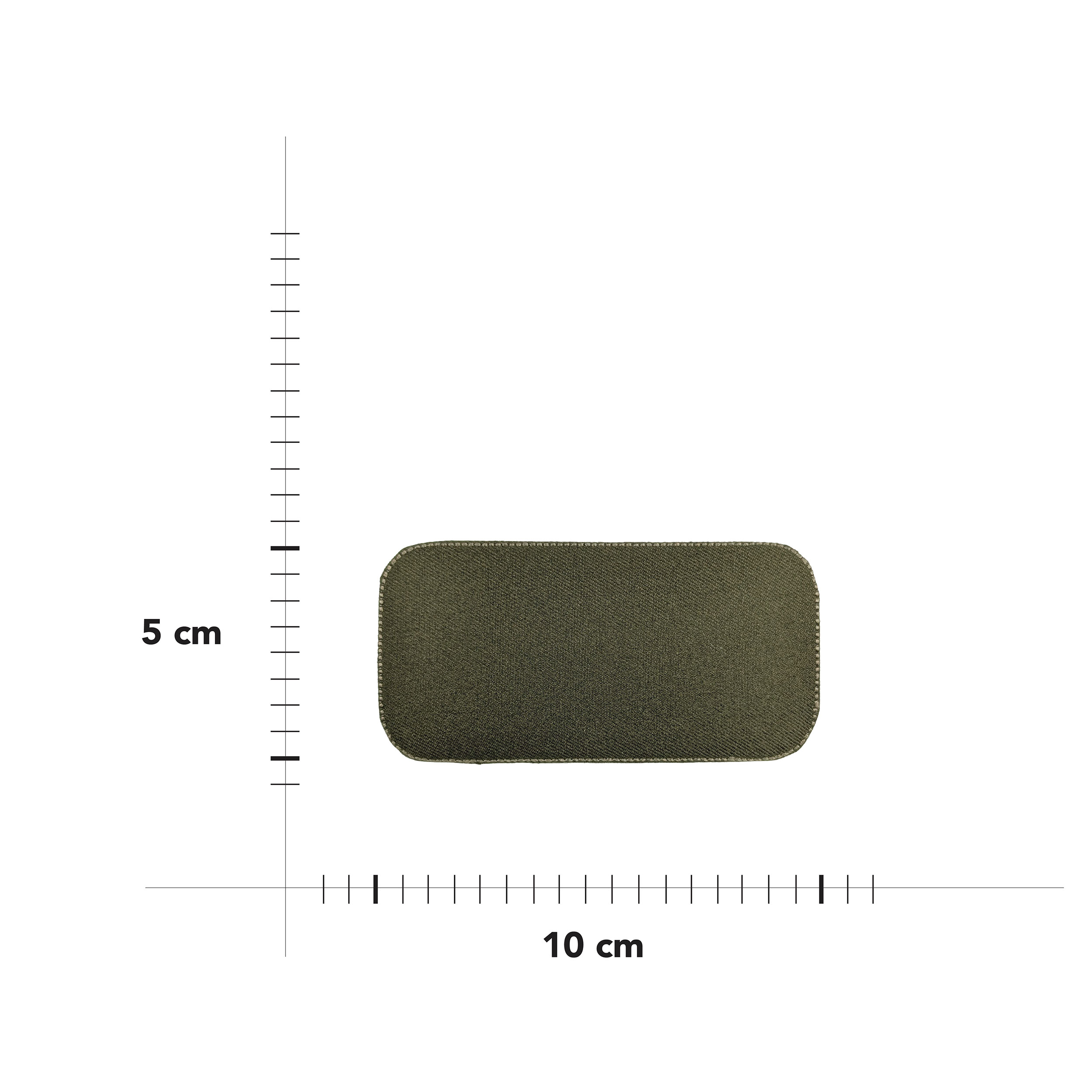 Rectangular Heat-Adhesive Patch Image