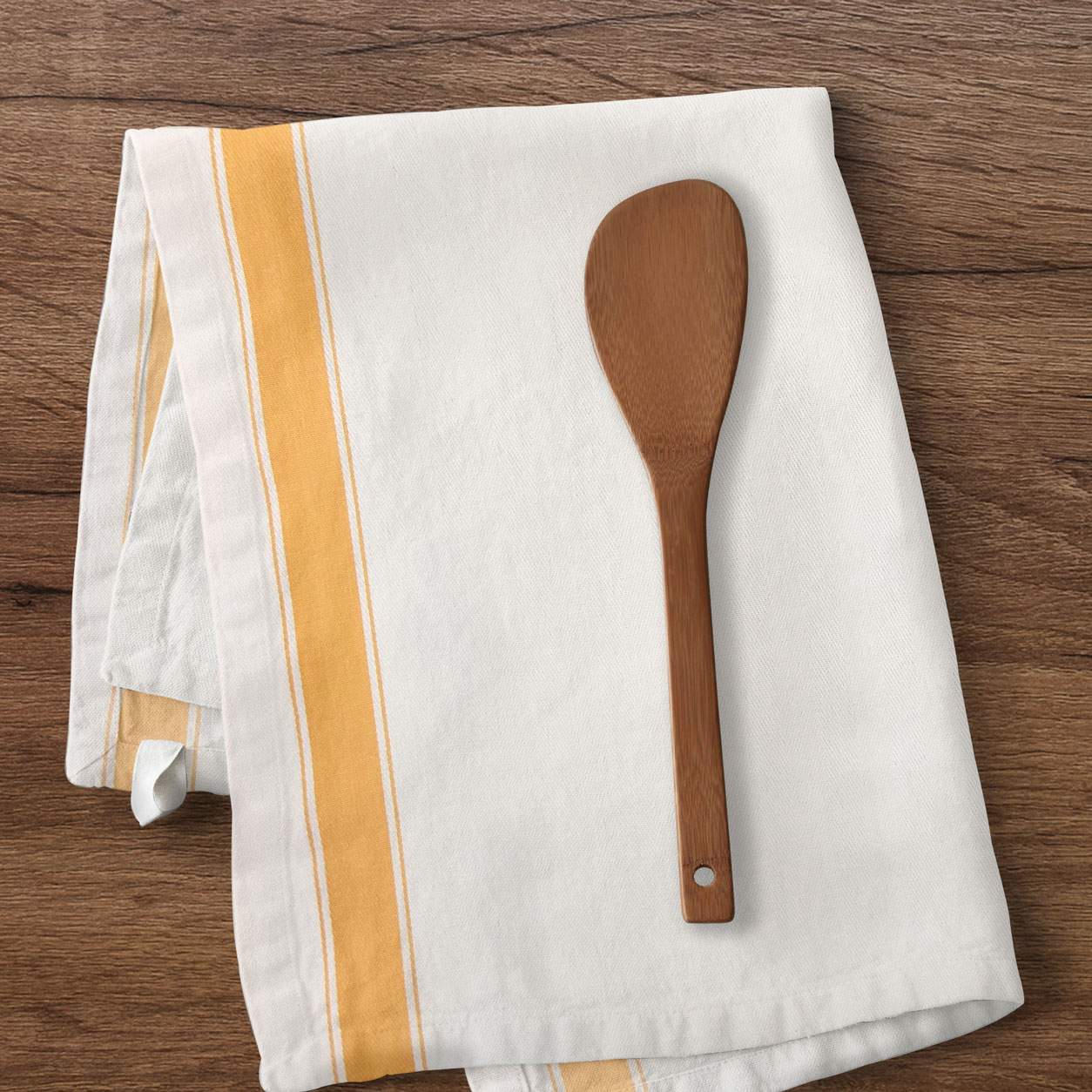 Cutout Fabric for Dishcloths Double Wide Edge Yellow 50x55 cm