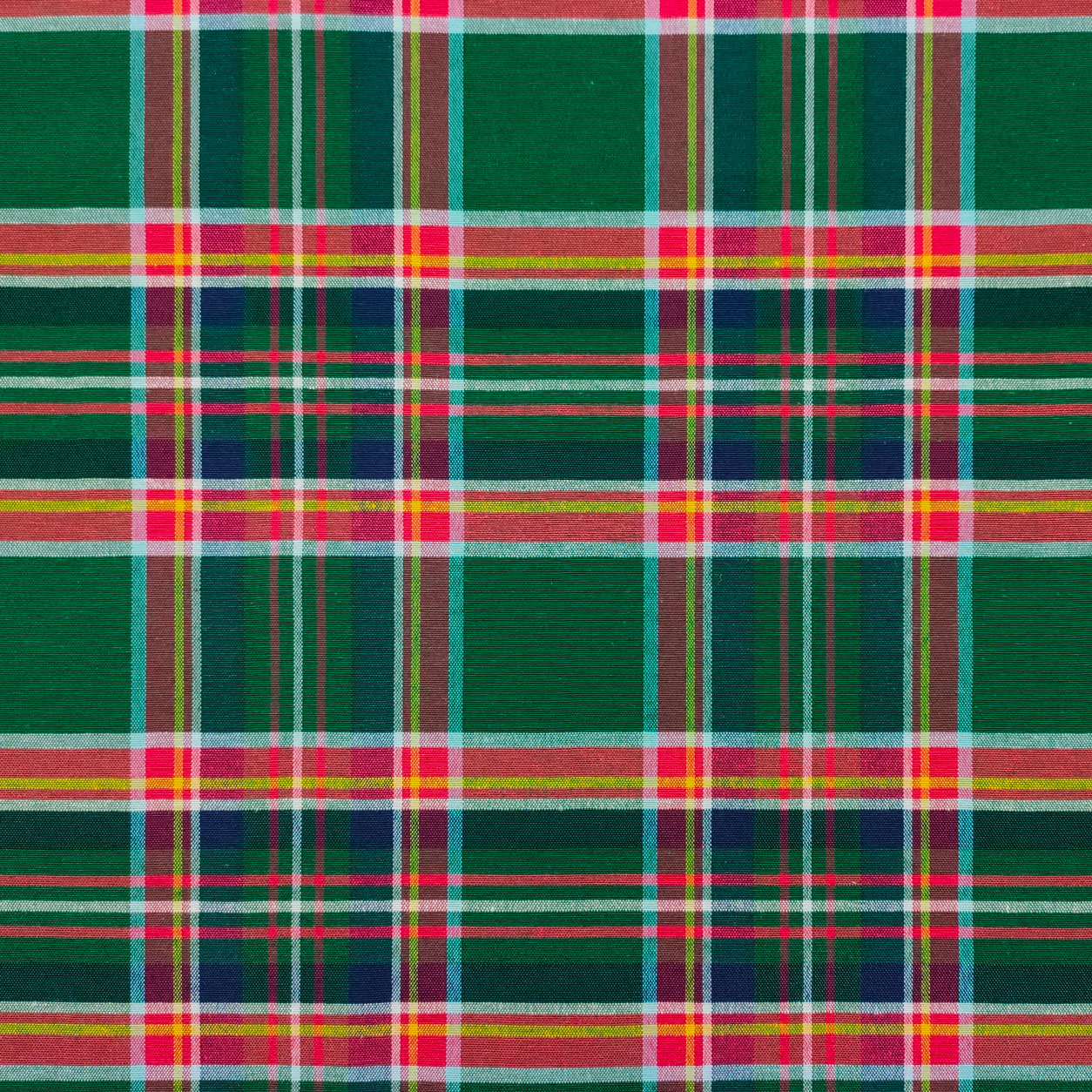 Tela recortada Tartán Escocés Verde Rojo 50x280 cm Image