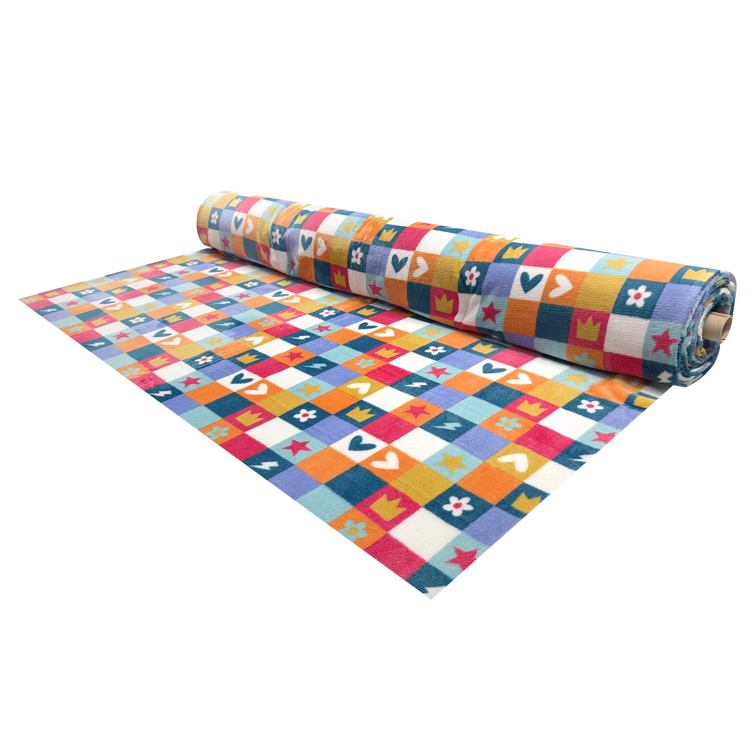 Cashmere Checkered Hand Fleece Image