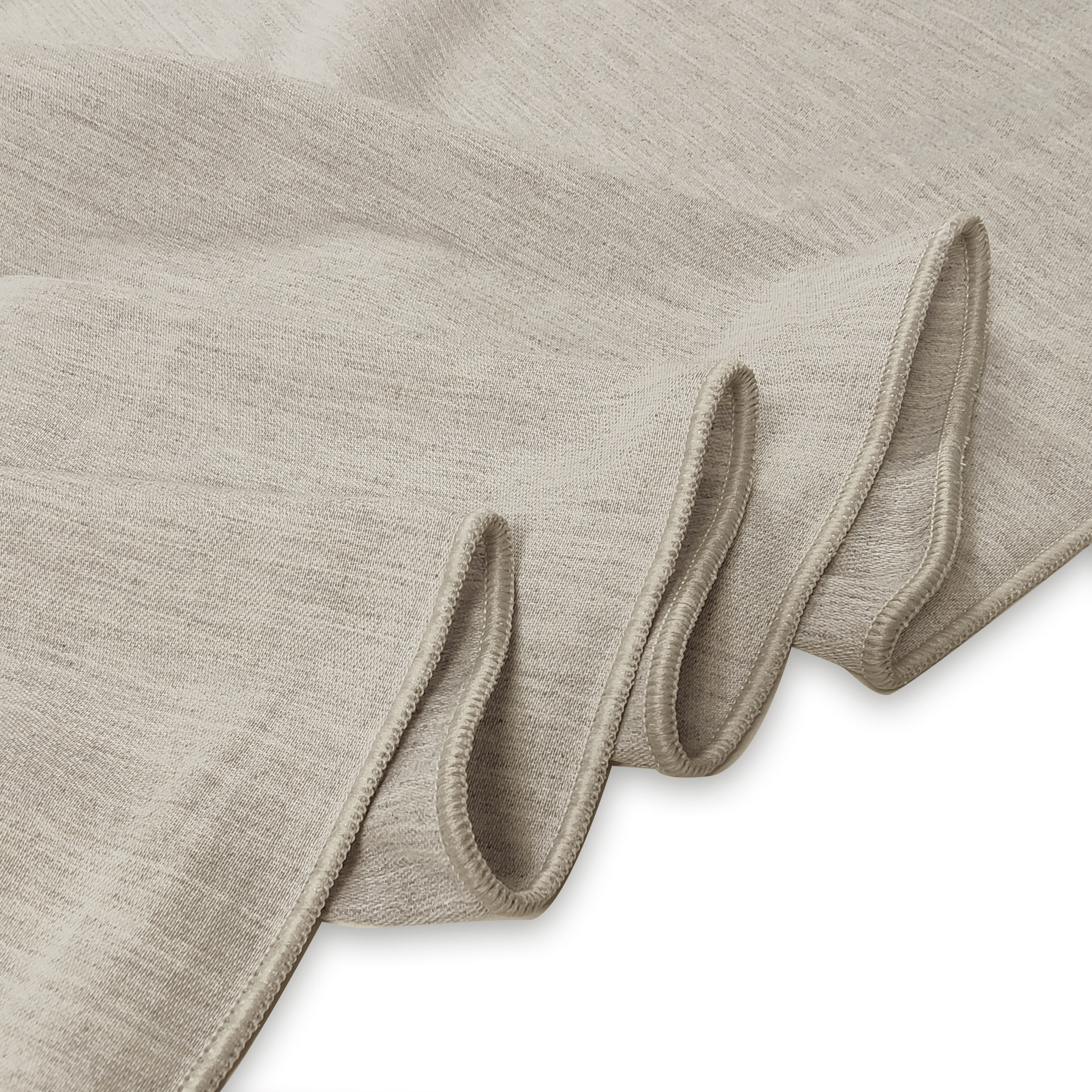 Tissu de rideau en fausse viscose Turtledove