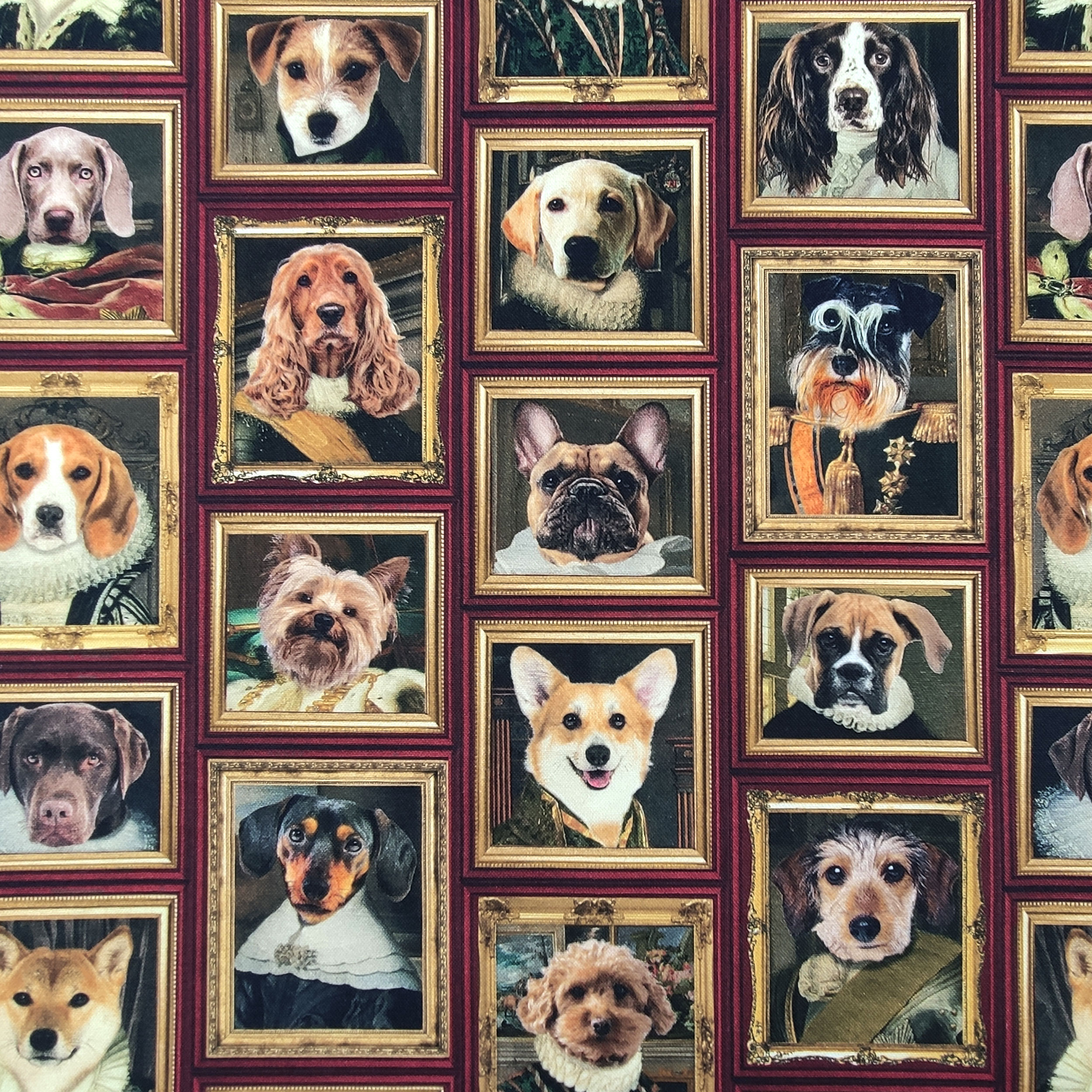 Tela de cuadros de algodón de Panamá con cachorros