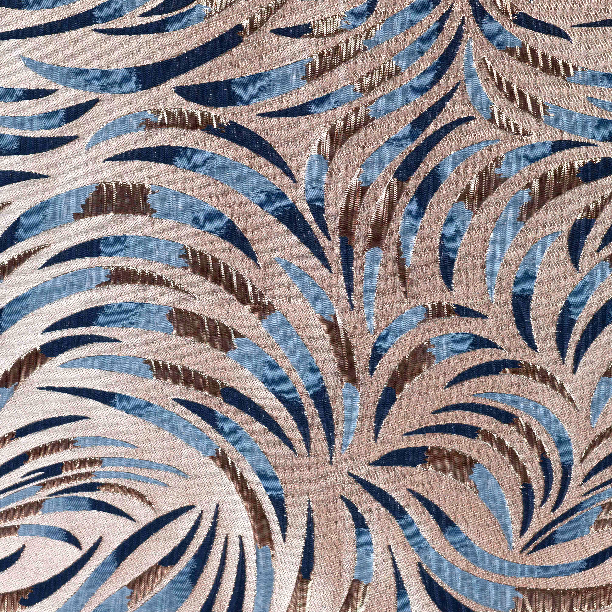 Jacquard Abstract Fantasy Denim Lurex Pink Image