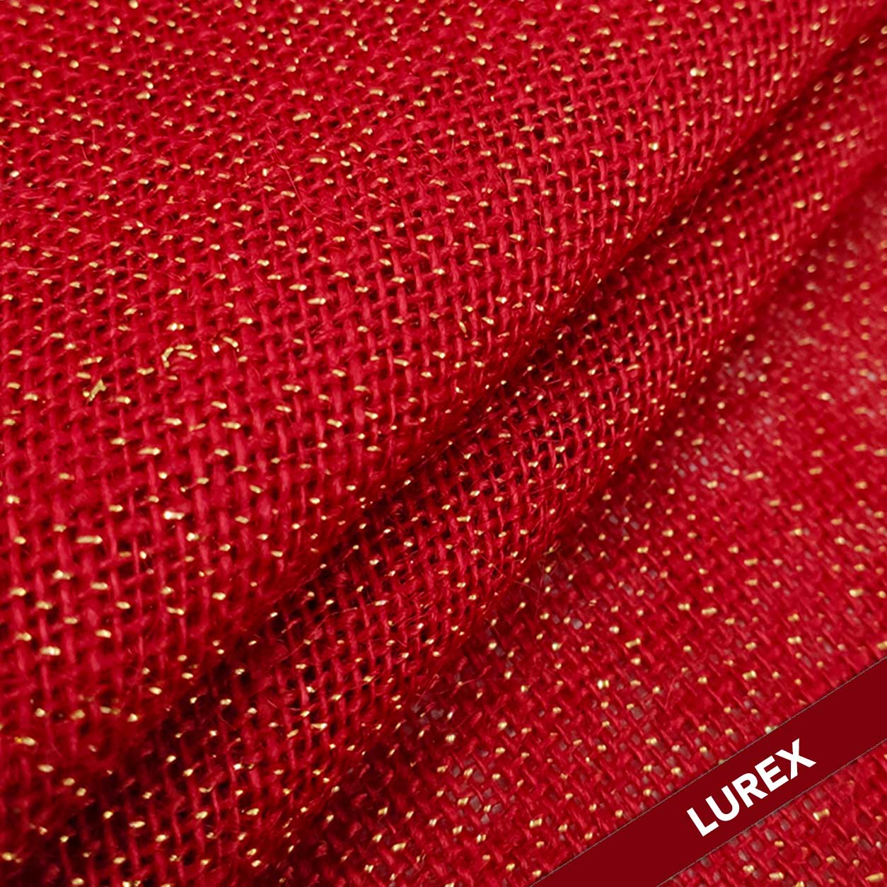 Yute Lurex Rojo