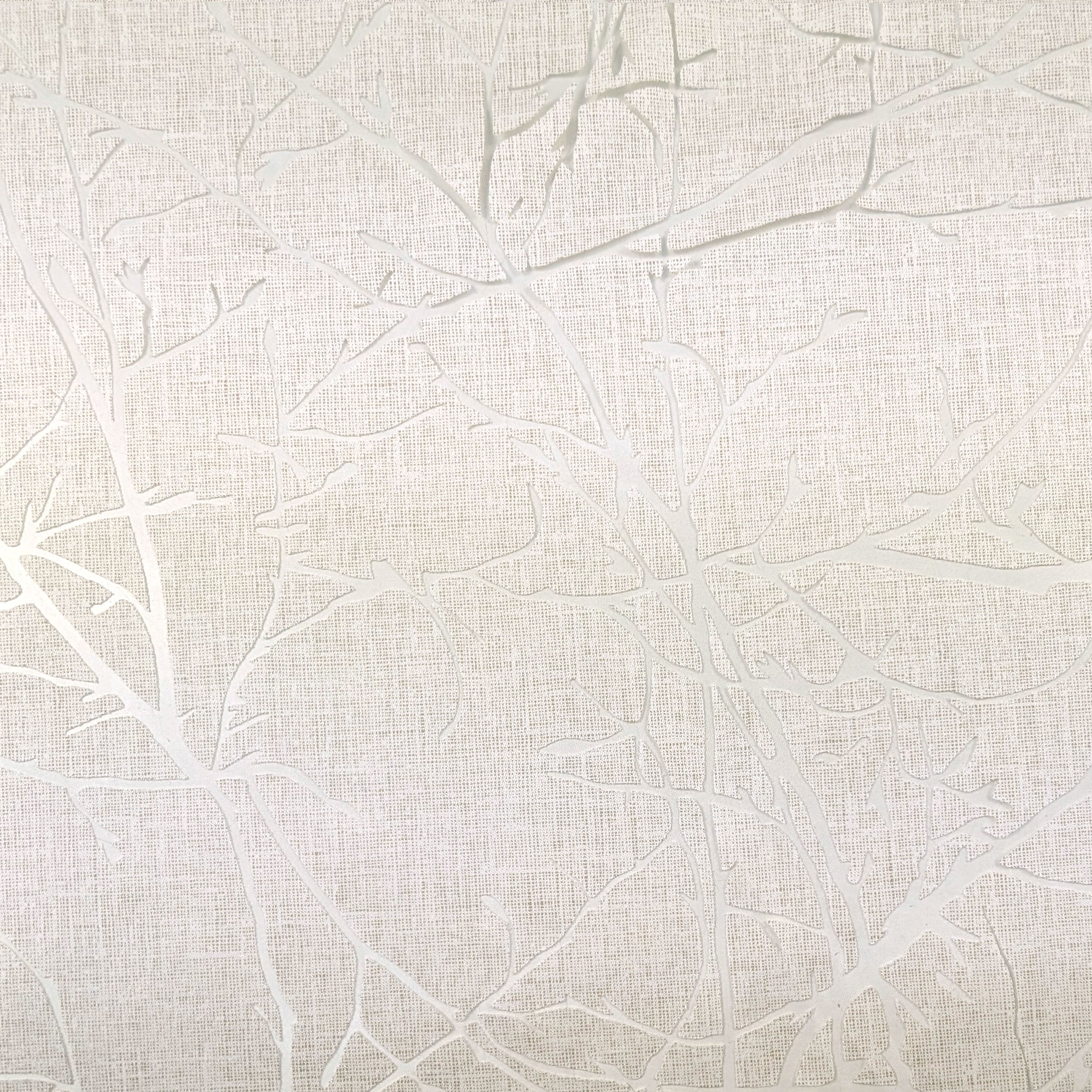 Curtain Fabric Rami Devorè Beige Image