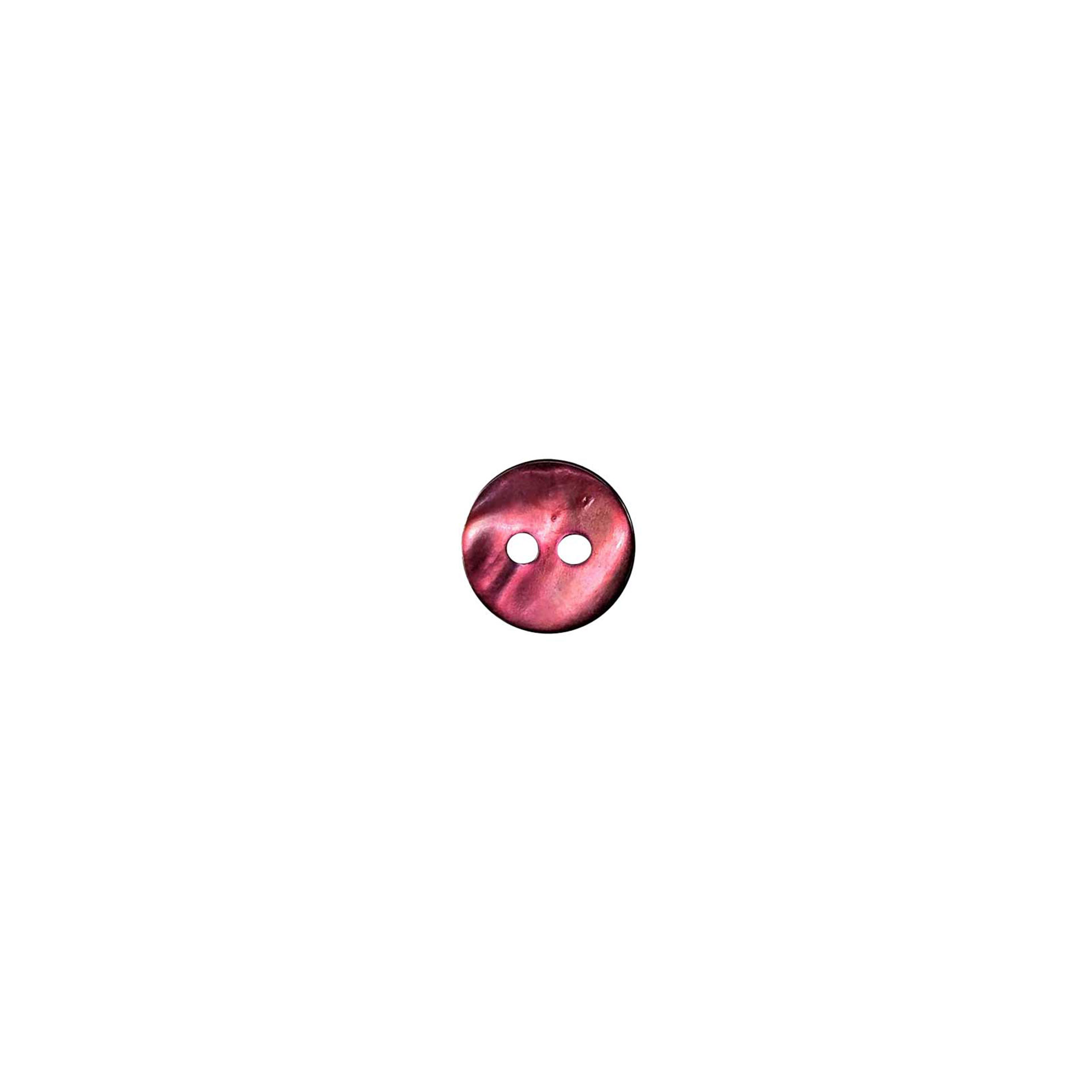 Mother-of-pearl button 2 holes Mauve Image