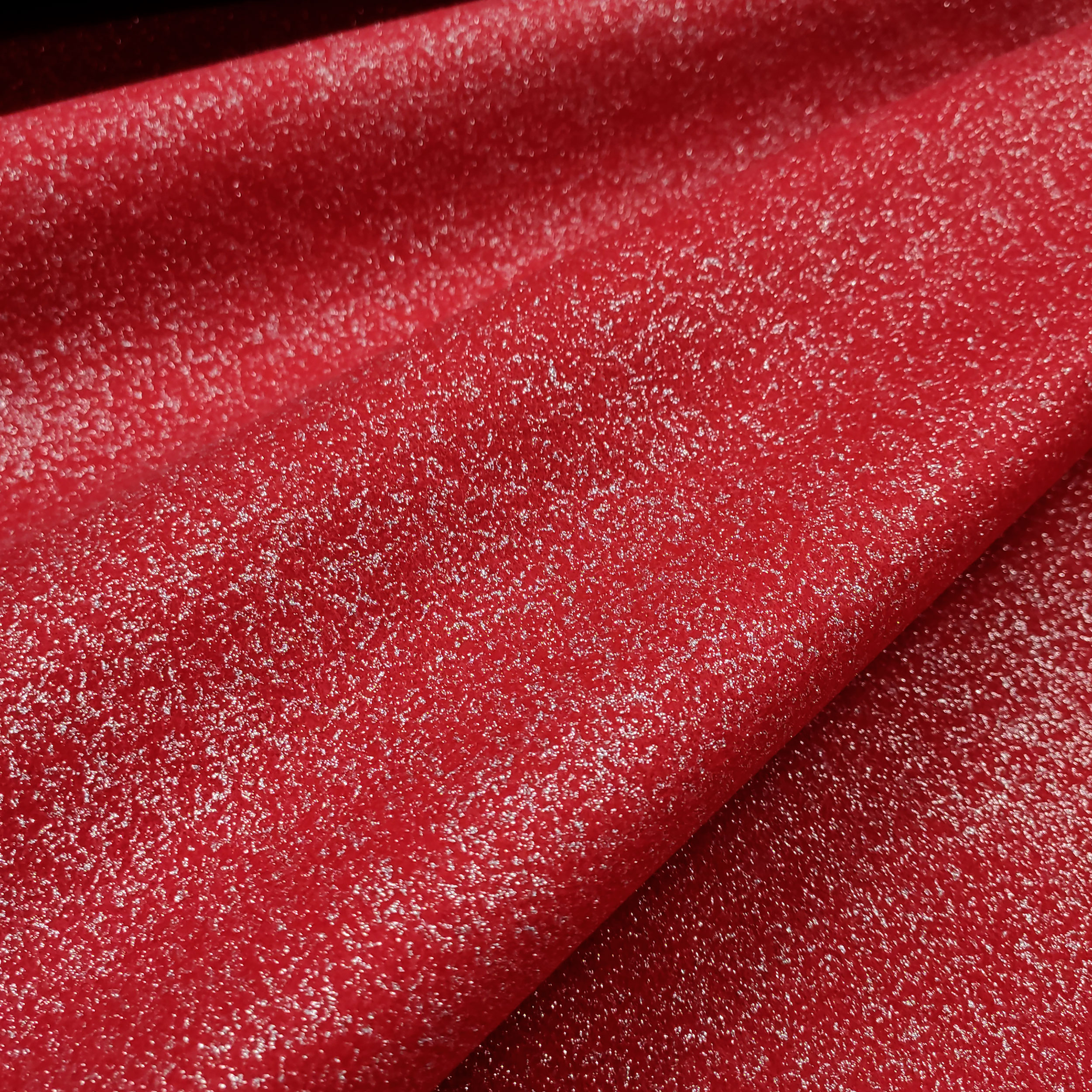 Pannolenci Solid Red Glitter Silver