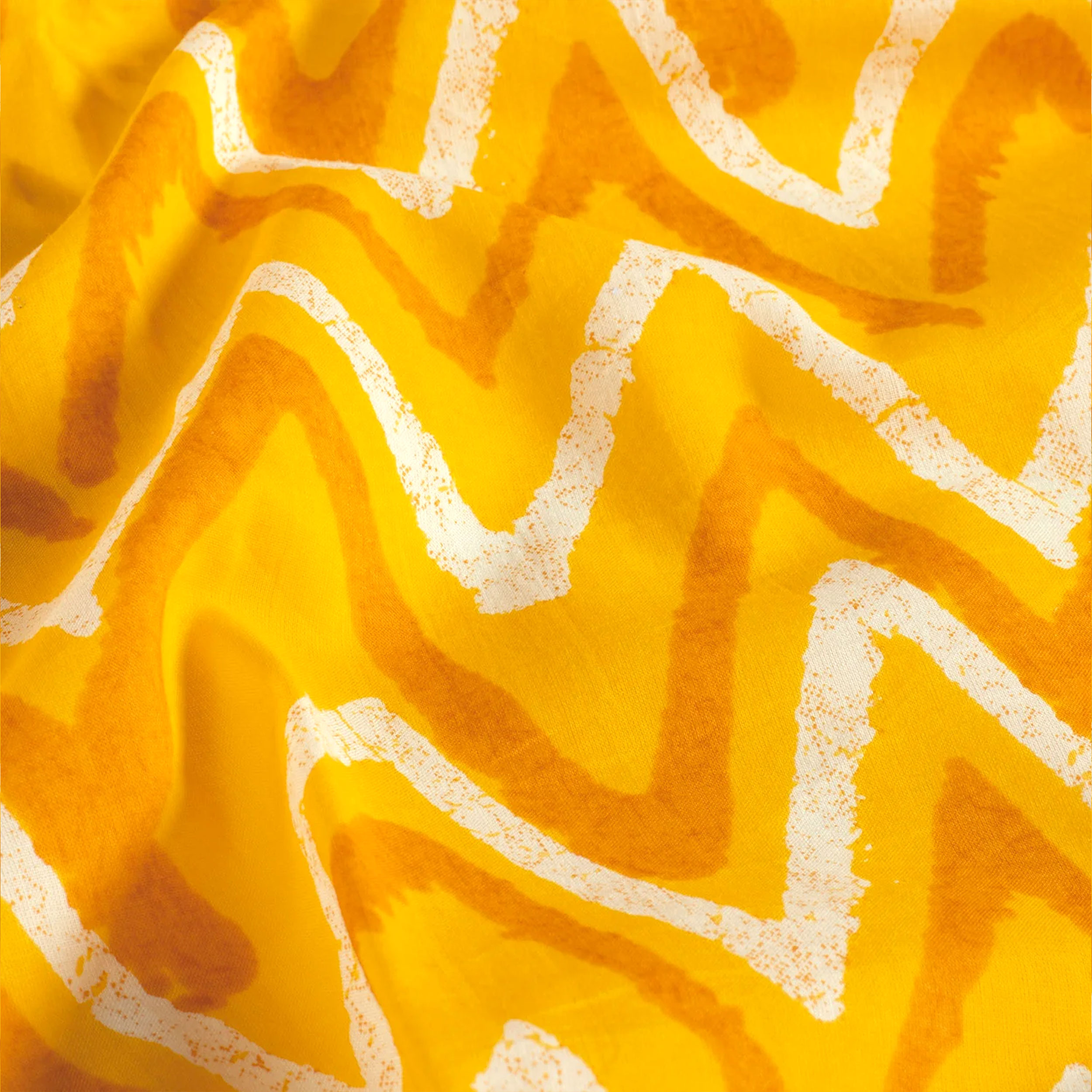 Cotton Batik Pattern Yellow Image