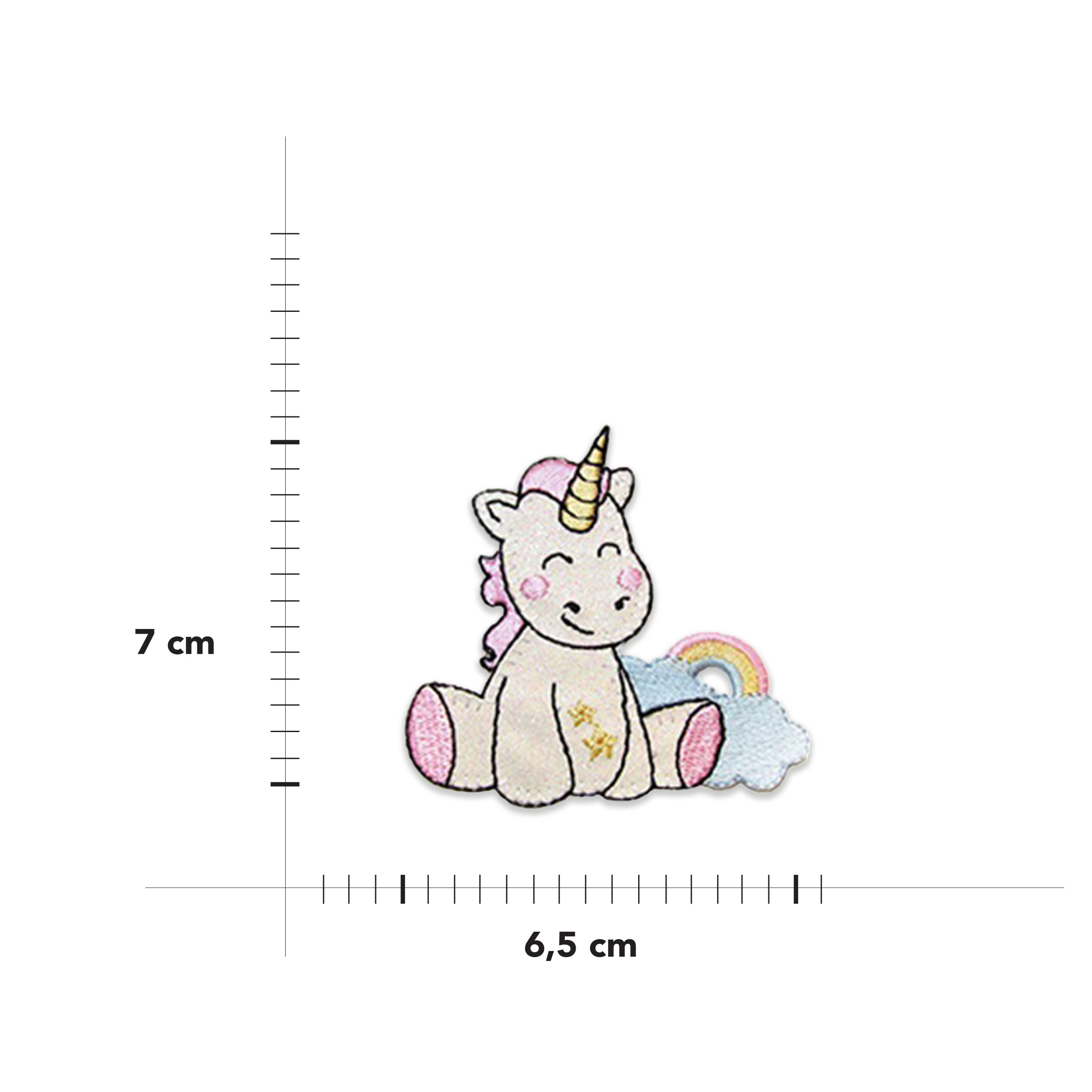 Unicorn and Rainbow Thermoadhesive Application Image
