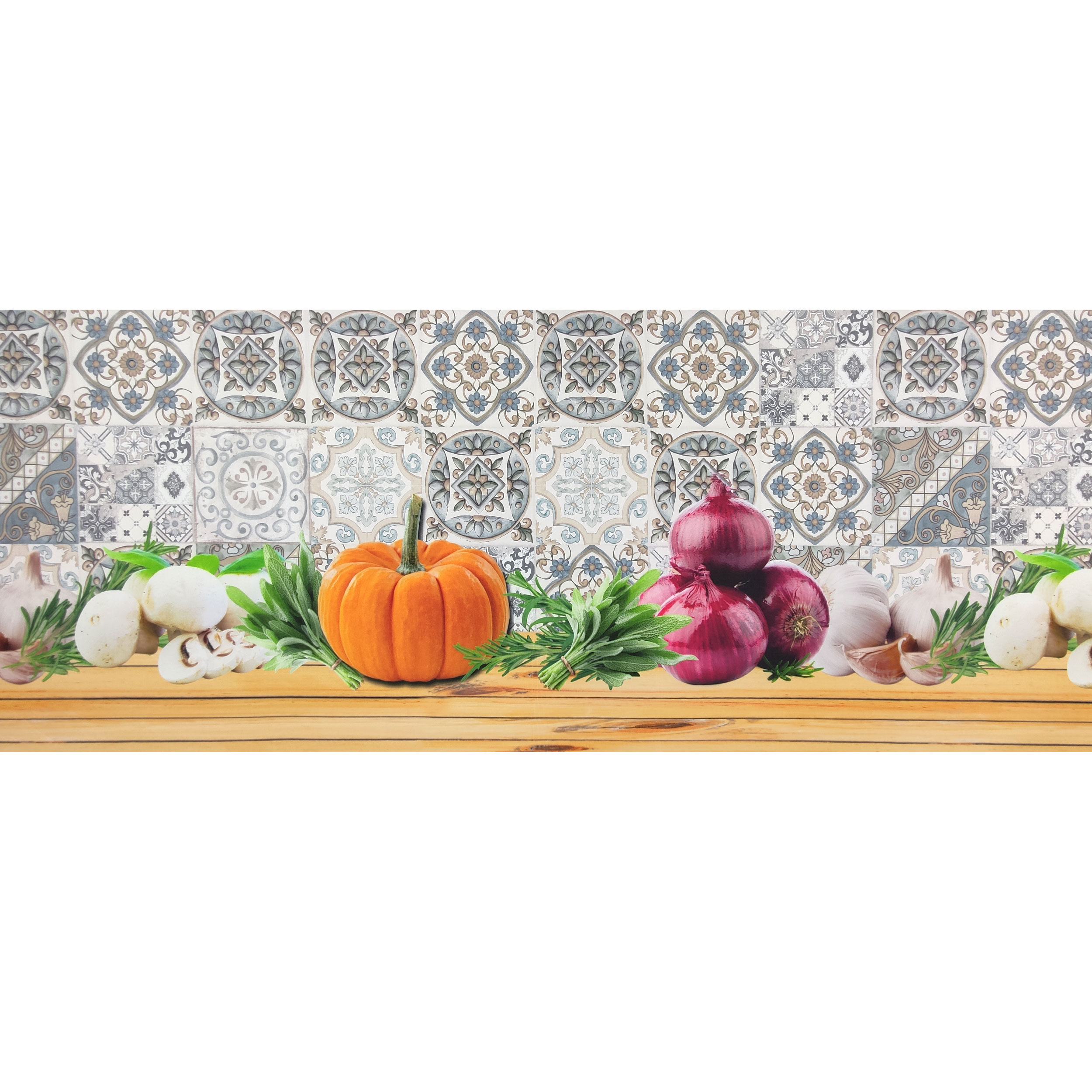 Puré de cocina de maiolica y verduras
