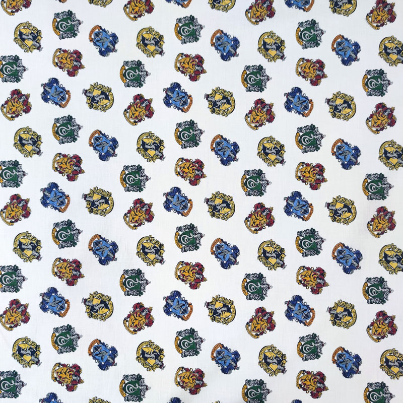 Découpe coton Harry Potter Maisons Poudlard 50x140 cm Image