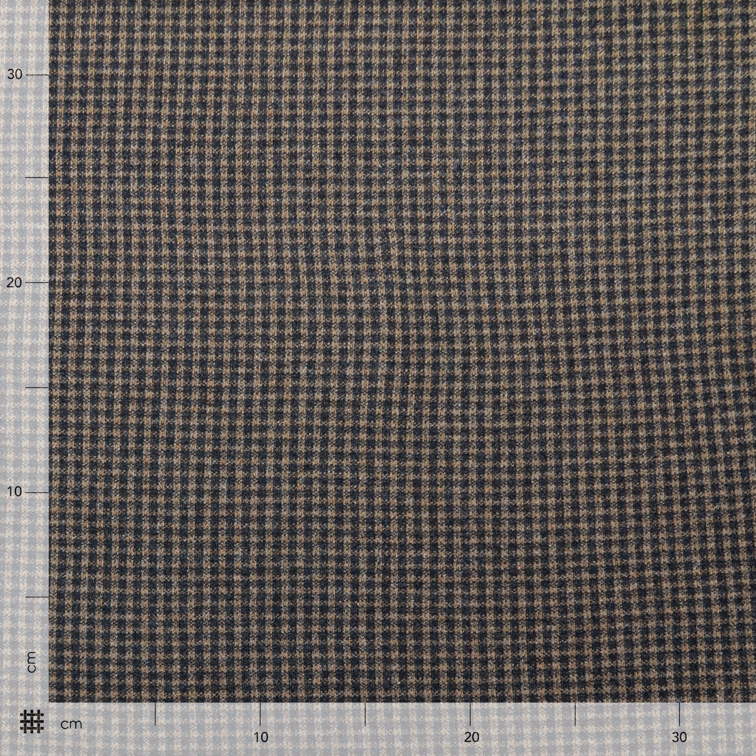 Punto Roma Jacquard Squares Brown Image