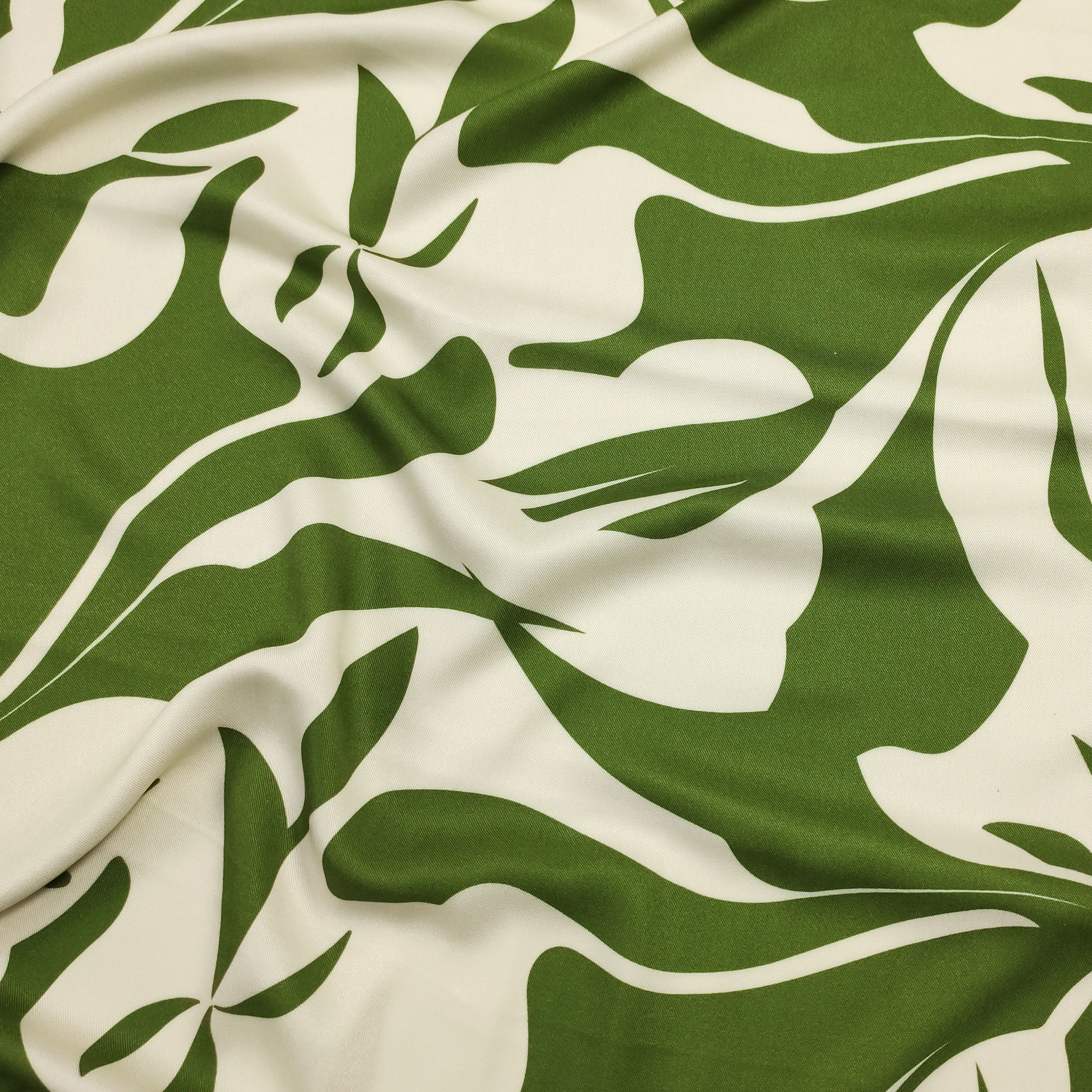 Viscose Abstract Fantasy Green Background