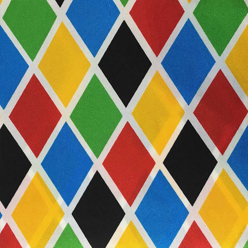 Tissu de satin Harlequin Large Image