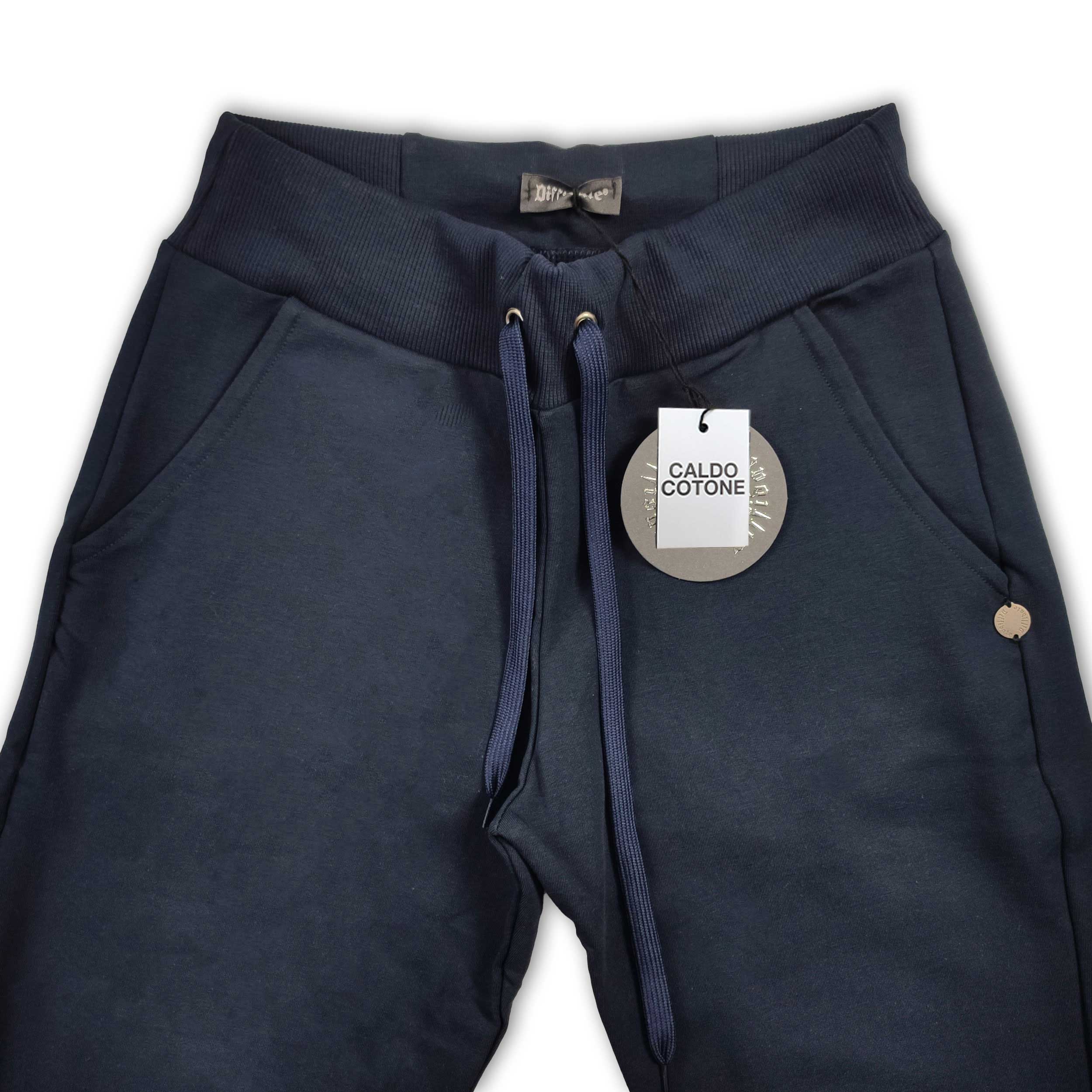 Pantalones azules de algodón cálido Image