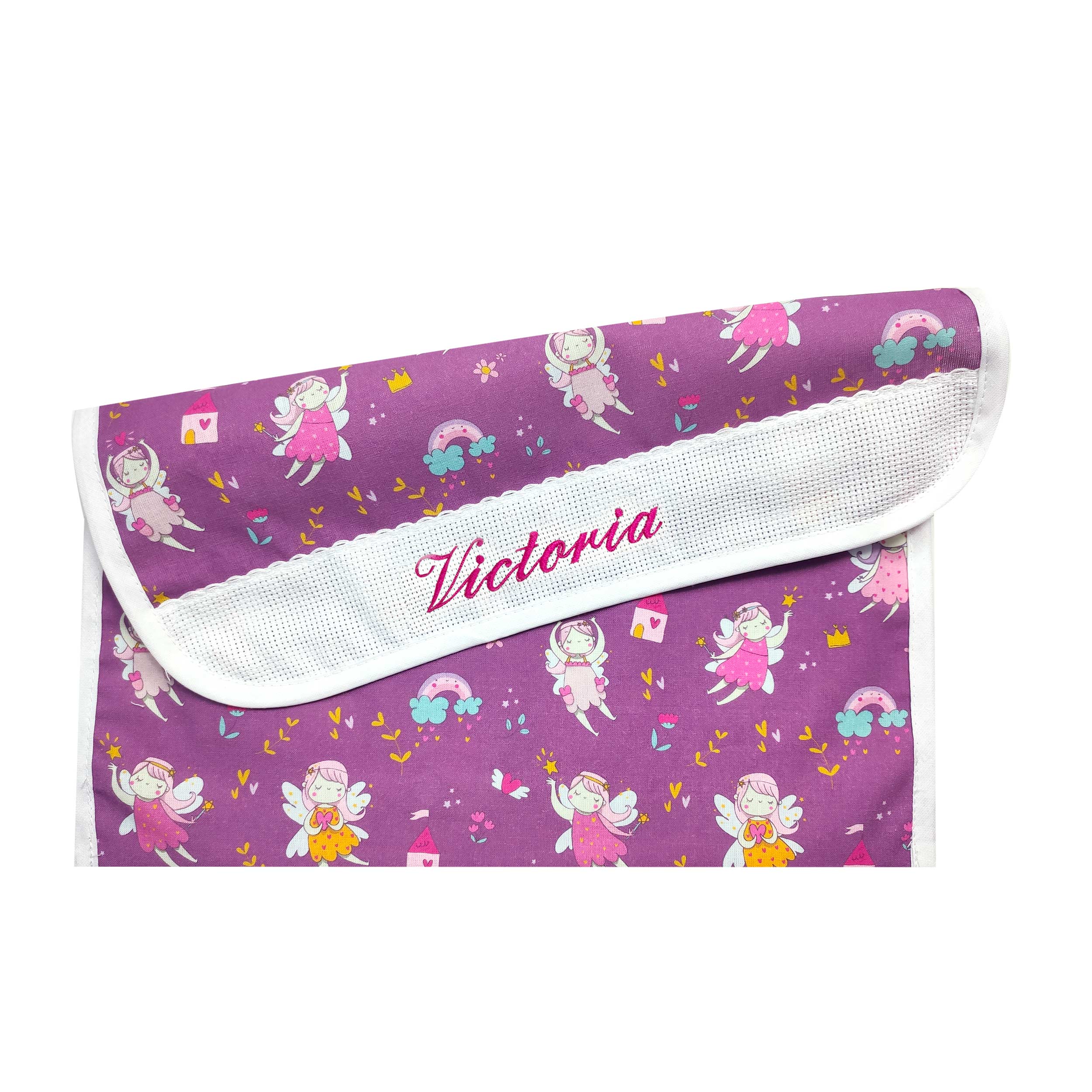 Porte-bavoirs de fée Fond lilas - Panini Fabrics