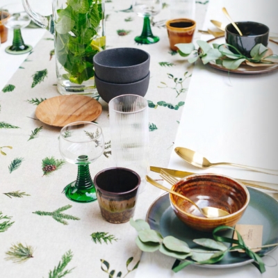 Cotton Blend Tablecloth 