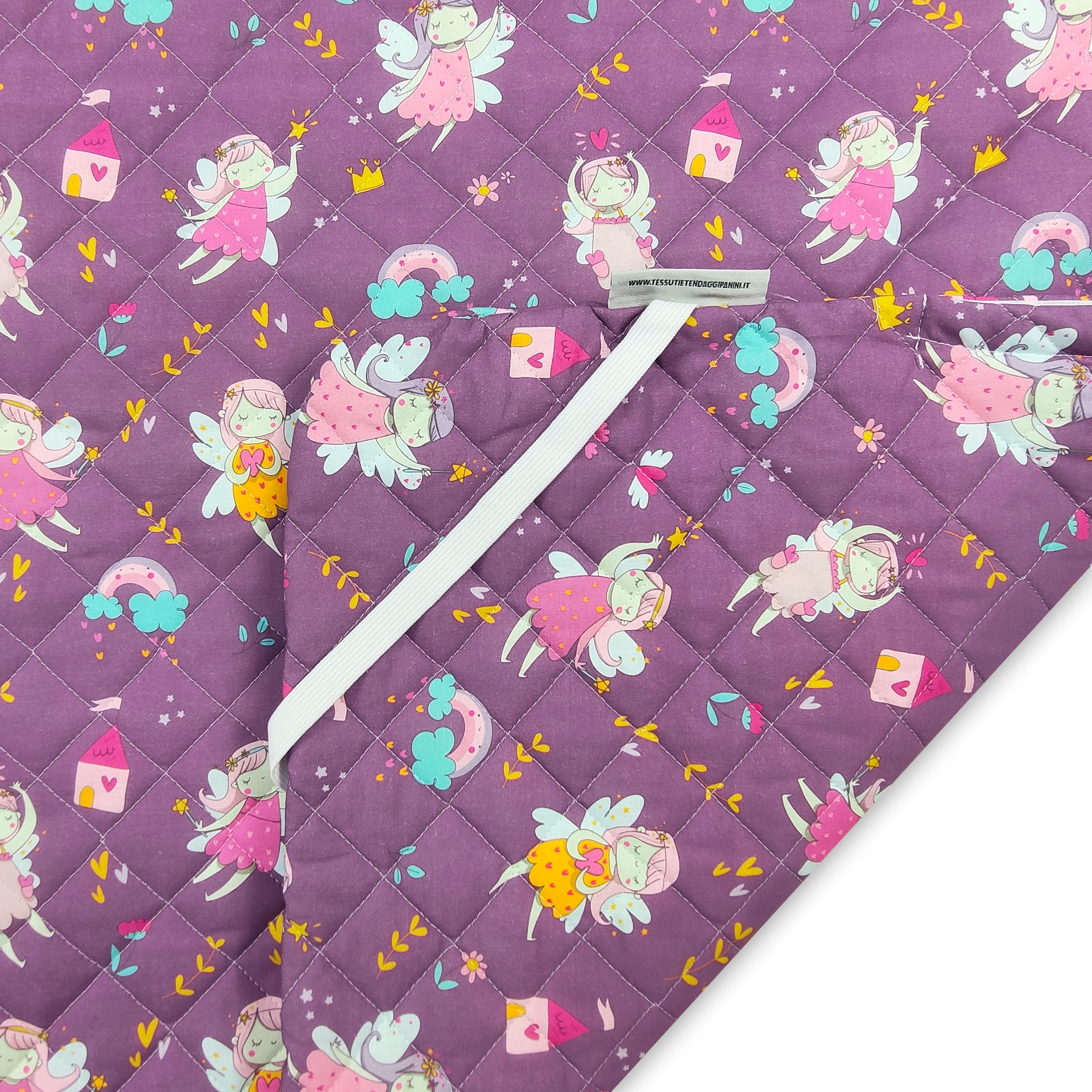 Sac de couchage des fées Fond lilas - Panini Fabrics