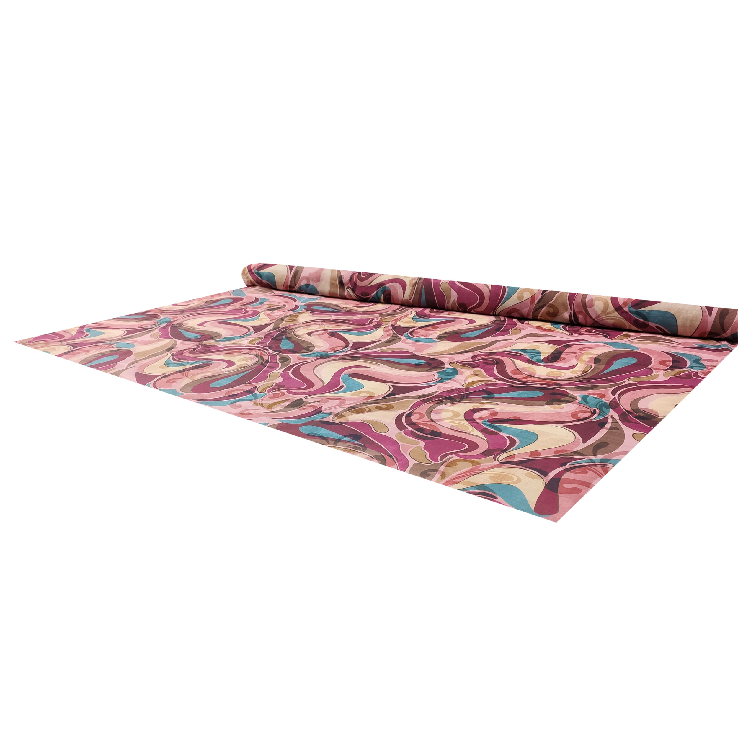 Setata mousseline High Fashion Bordeaux et rose