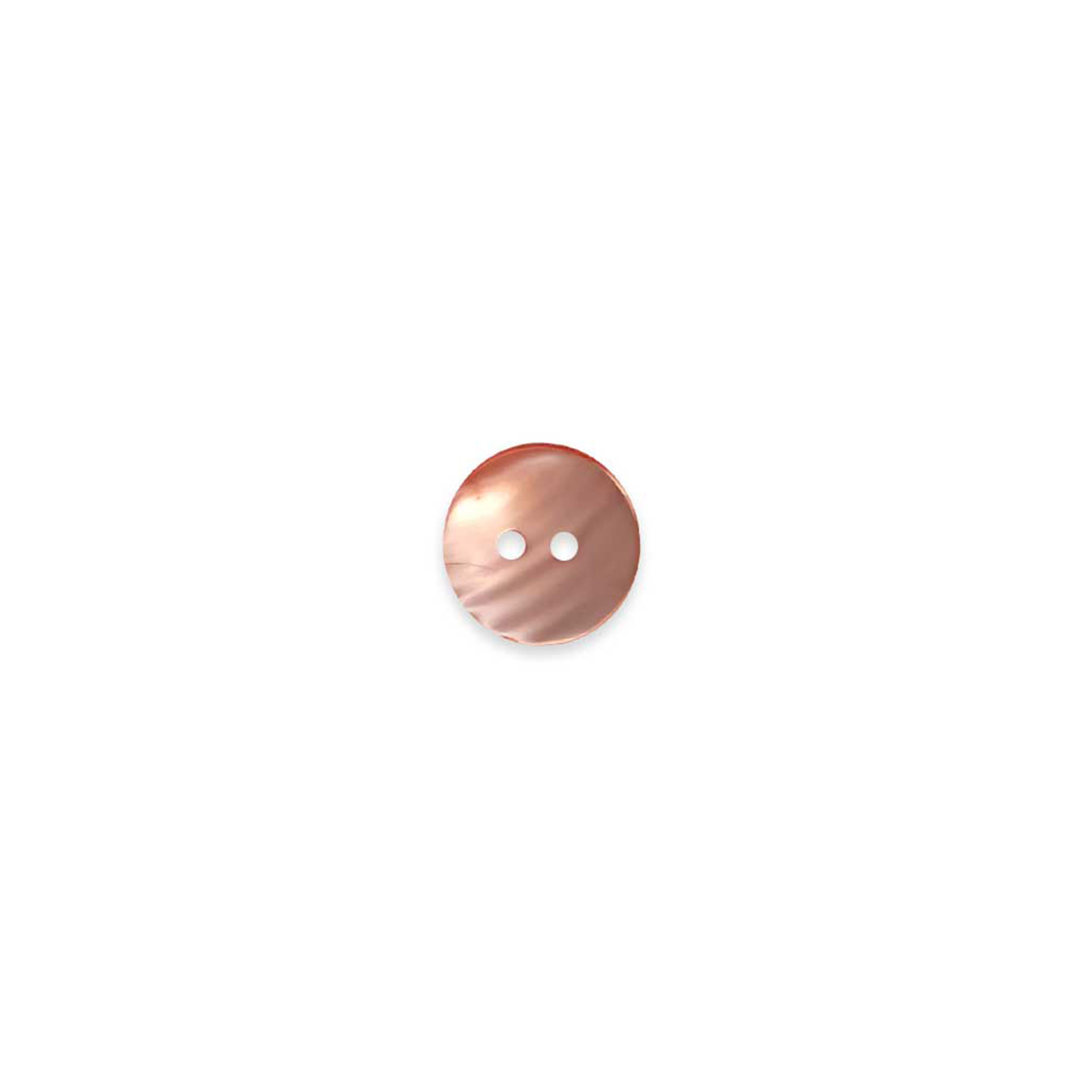 Mother-of-Pearl Button 2 Holes Light Peach Lin 12 Image