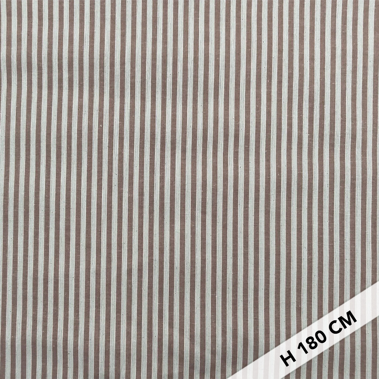 Pure Cotton Striped Tablecloth Fabric Image
