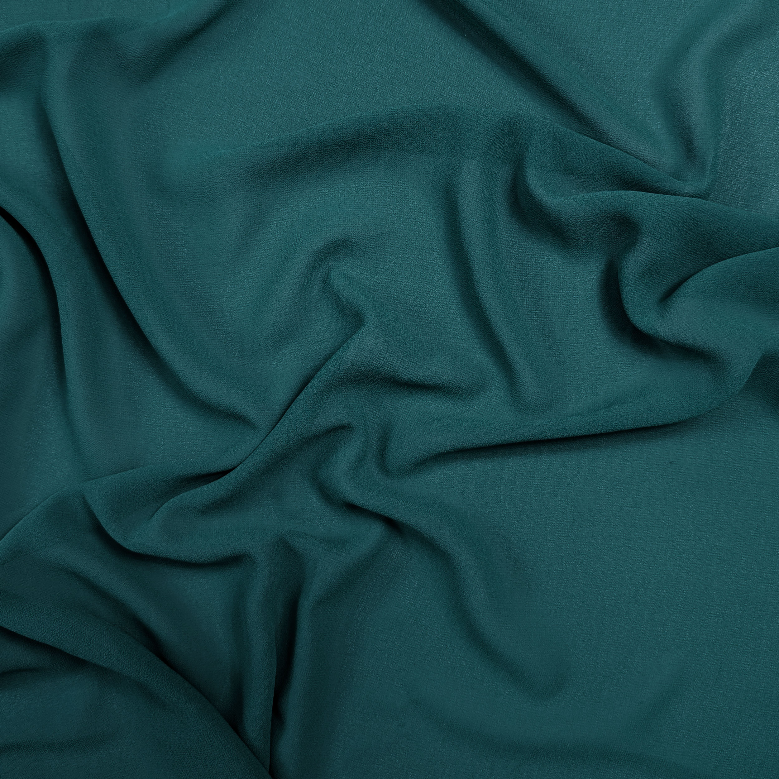 Georgette Plain Petrol Image