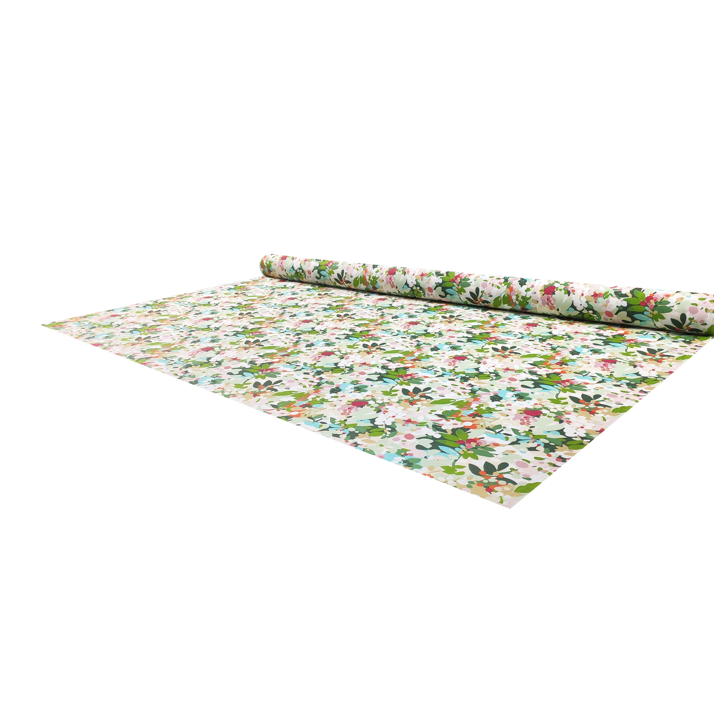 Mélange de coton Fantaisie florale multicolore Image