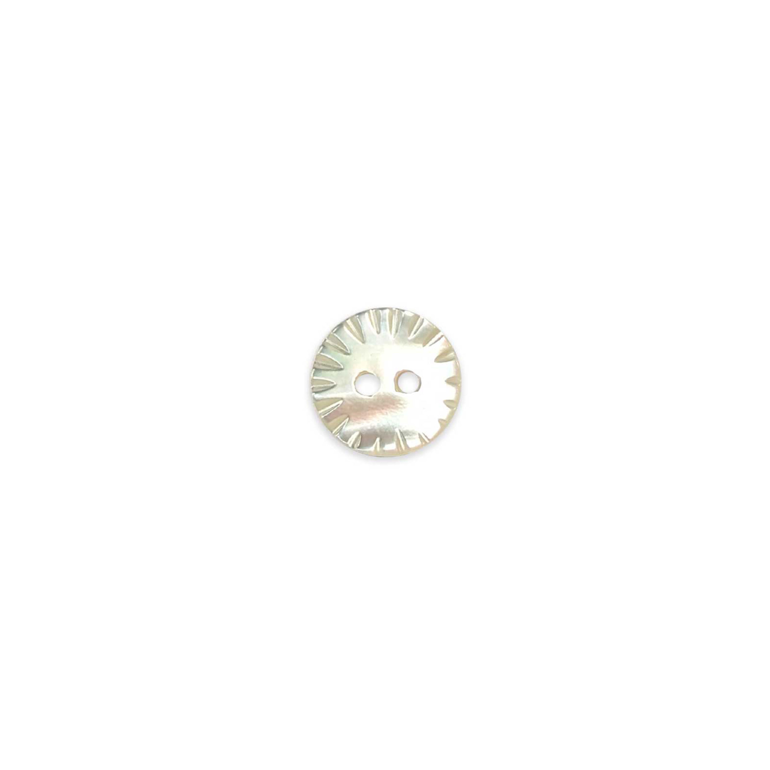Two-Hole Mother-of-Pearl Button Lin 18 Worked Image